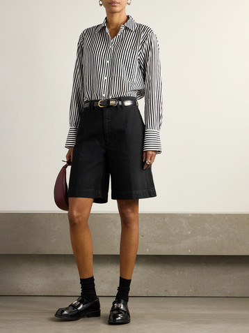 FRAME Organic denim shorts