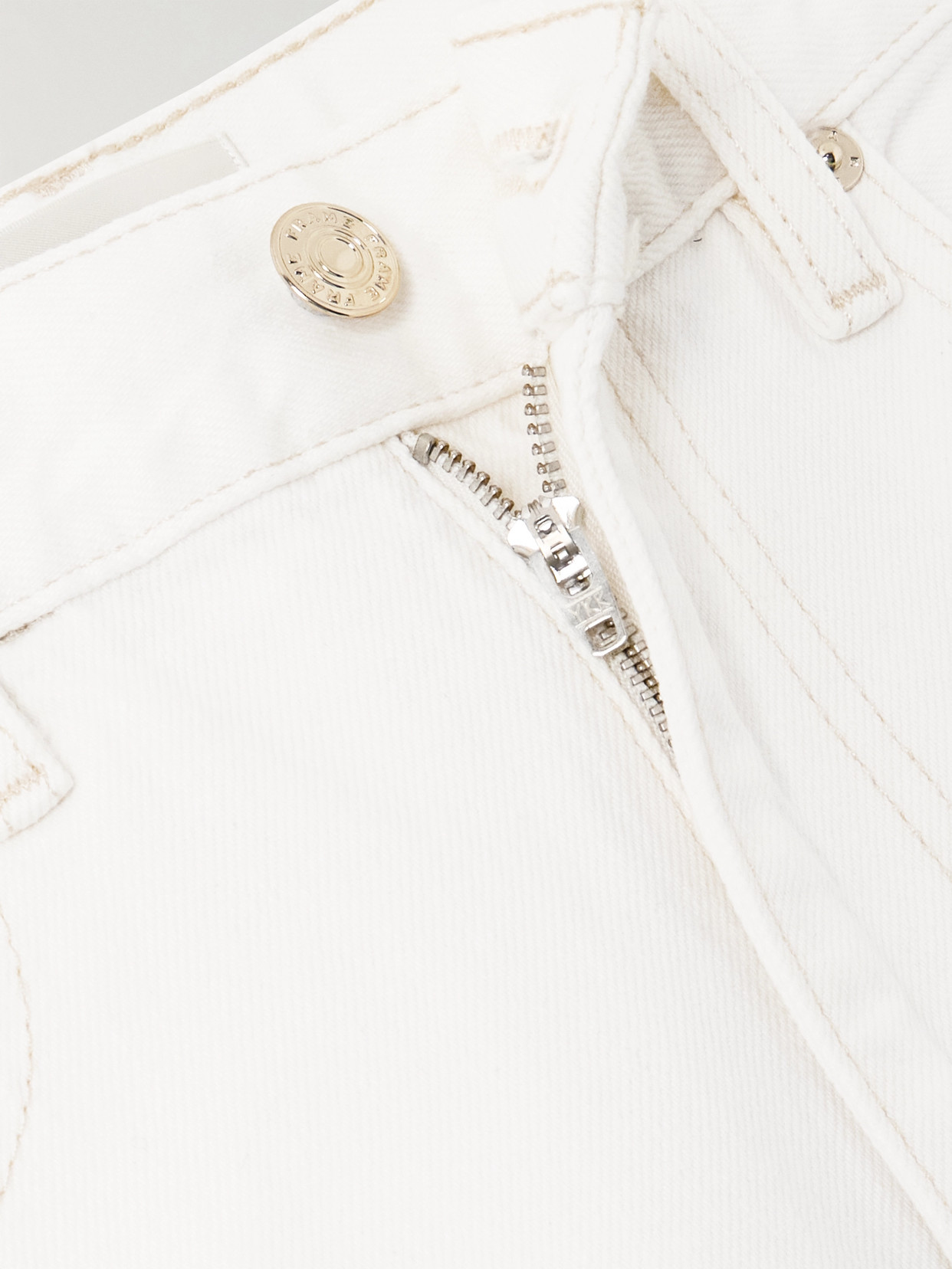 Frame The Bubble Wide-leg Jeans In White