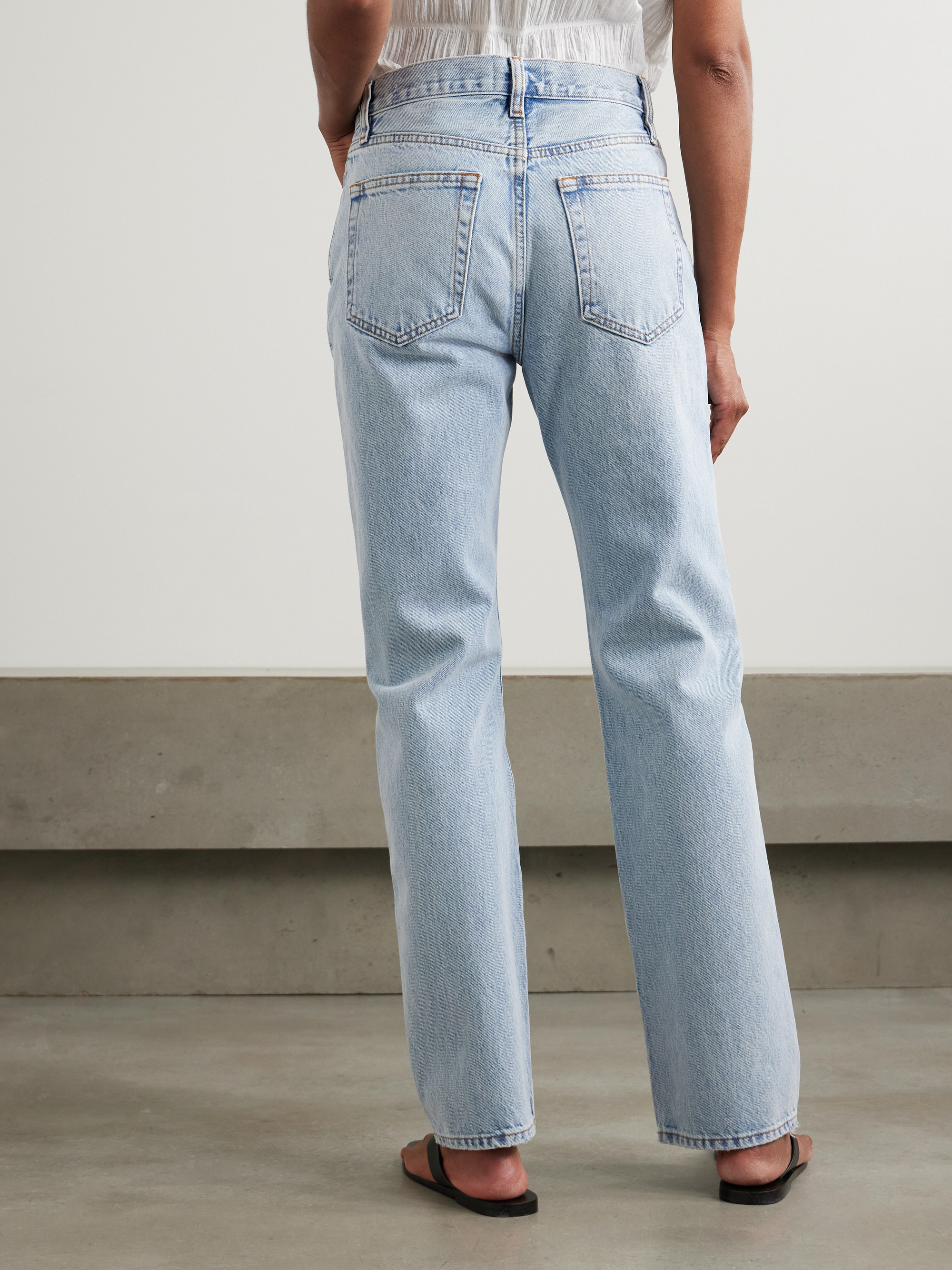 FRAME The Staple mid-rise straight-leg jeans