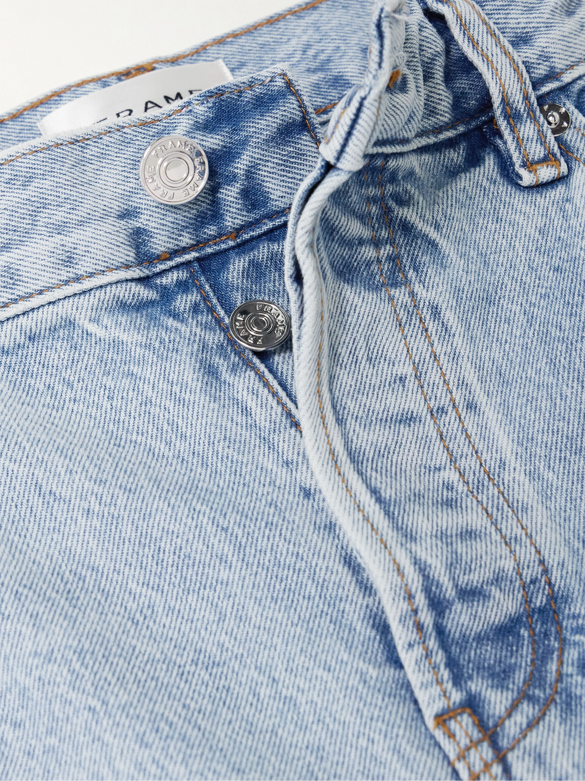 FRAME The Staple mid-rise straight-leg jeans