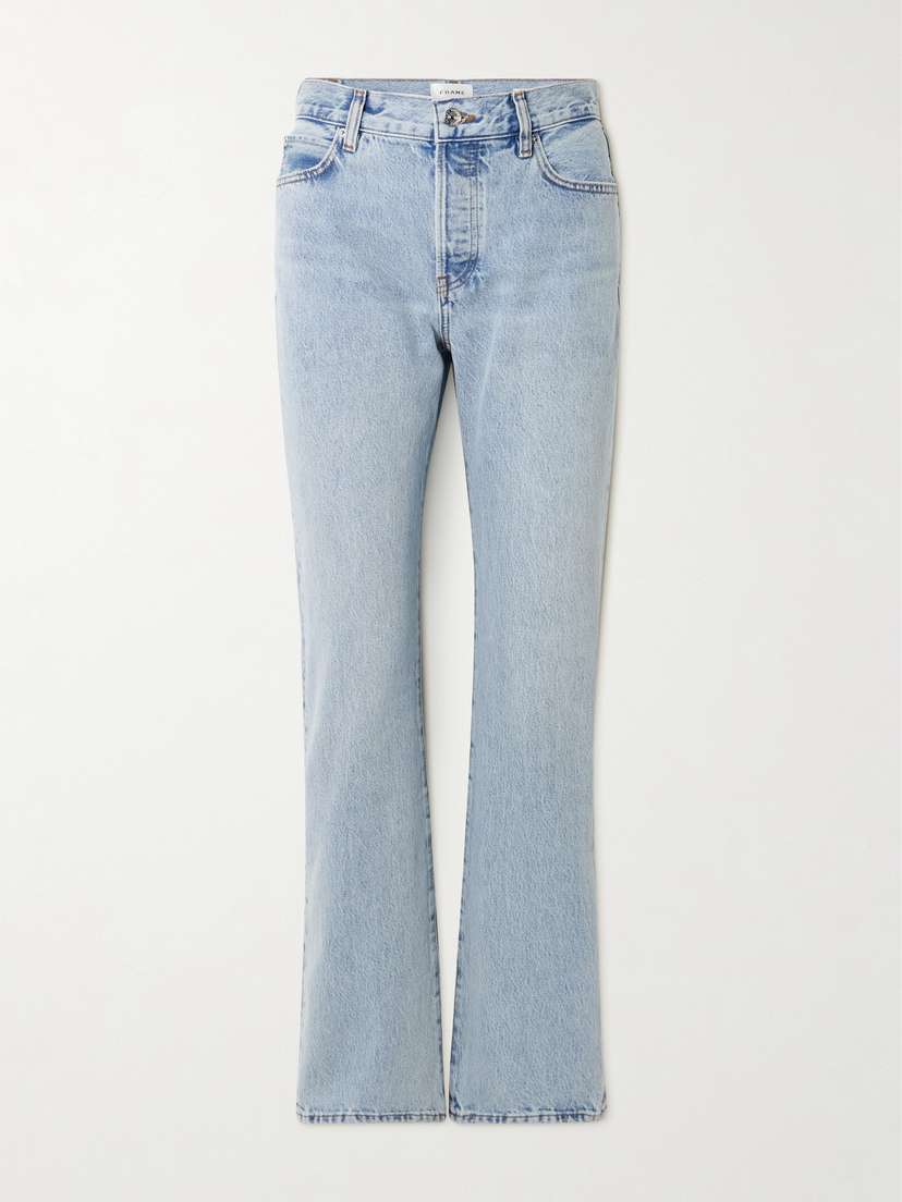 Frame The Staple Mid-rise Straight-leg Jeans