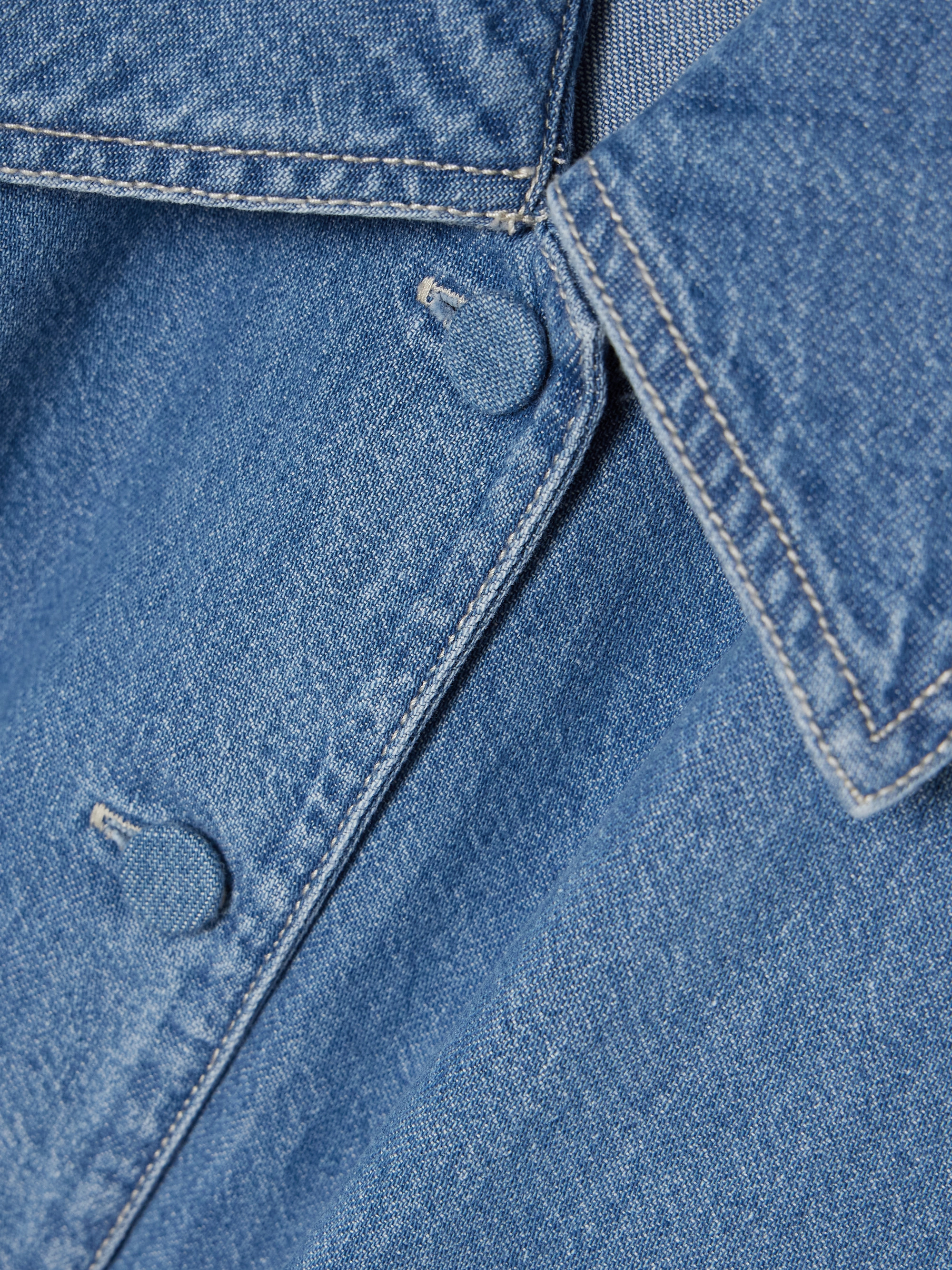 FRAME - The Sailor denim mini dress | Plush