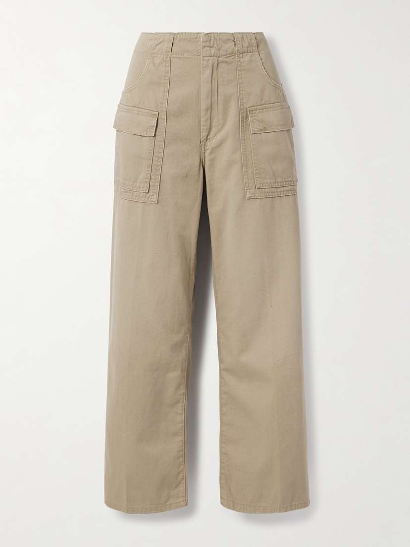 RE/DONE The Arizona Cotton-twill Wide-leg Cargo Pants