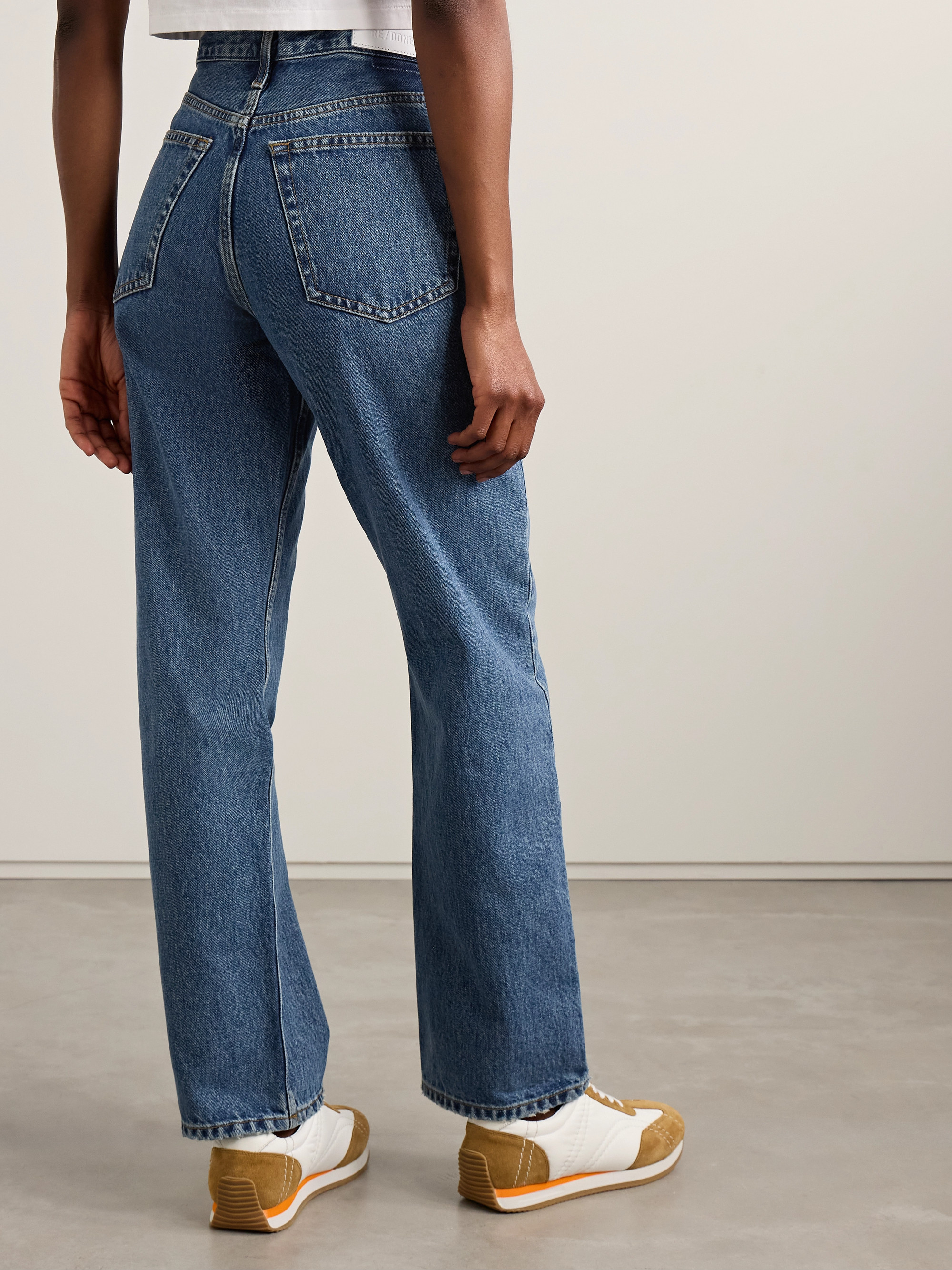 RE/DONE The Standard mid-rise straight-leg organic jeans thumbnail