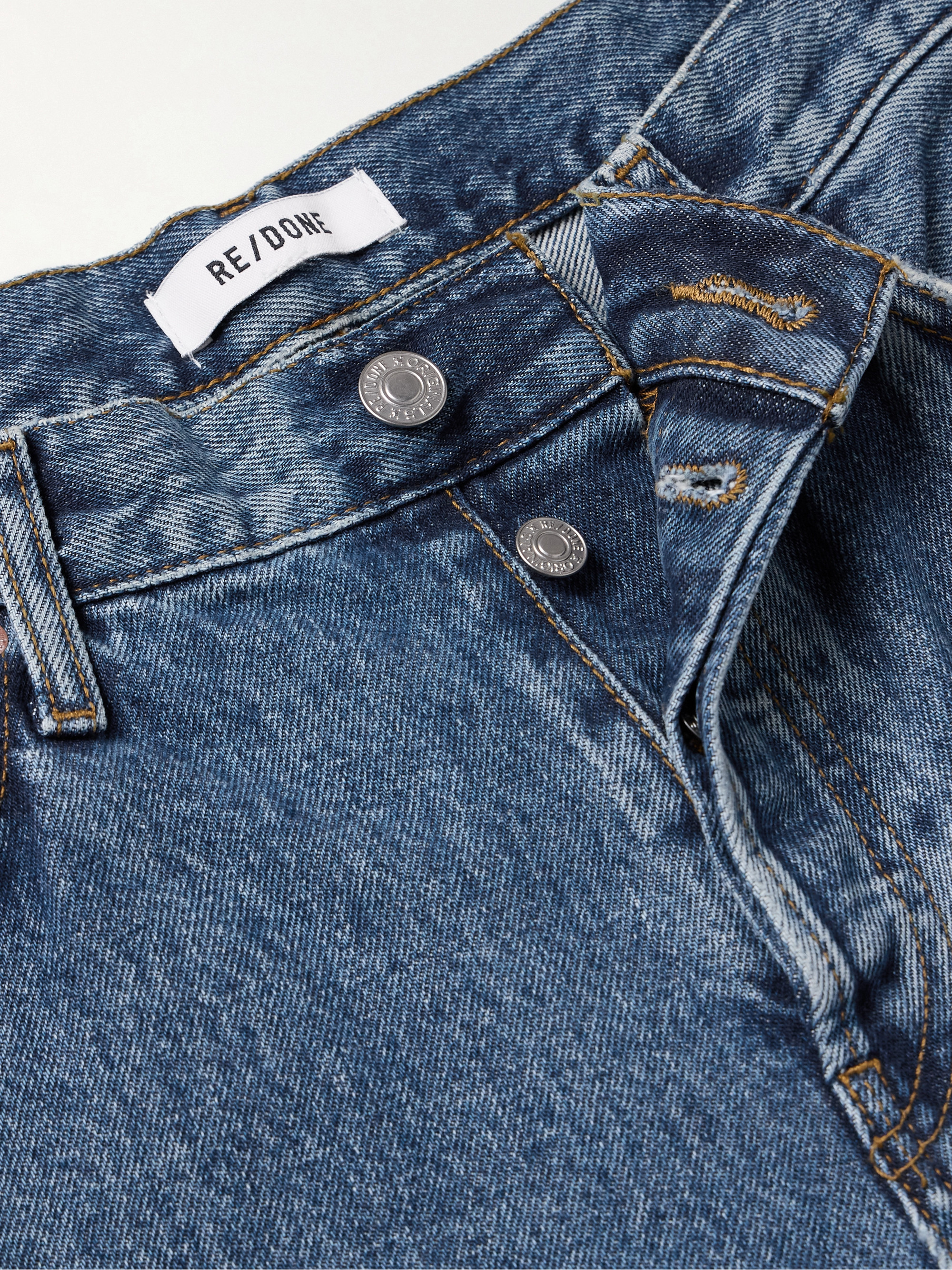 RE/DONE The Standard mid-rise straight-leg organic jeans thumbnail