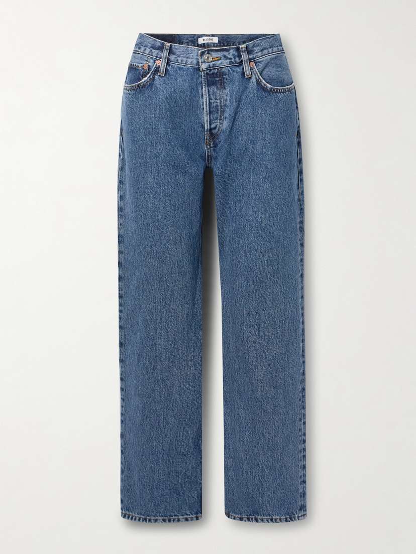 RE/DONE The Standard Mid-rise Straight-leg Organic Jeans