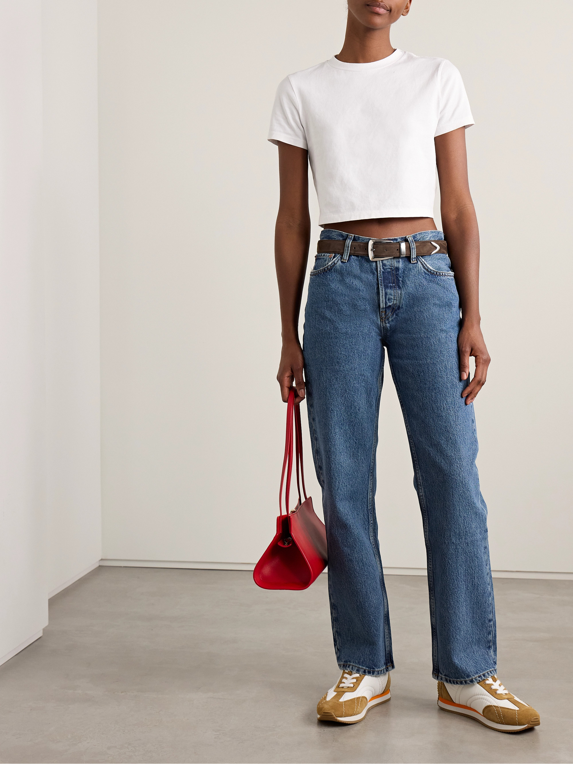 RE/DONE The Standard mid-rise straight-leg organic jeans
