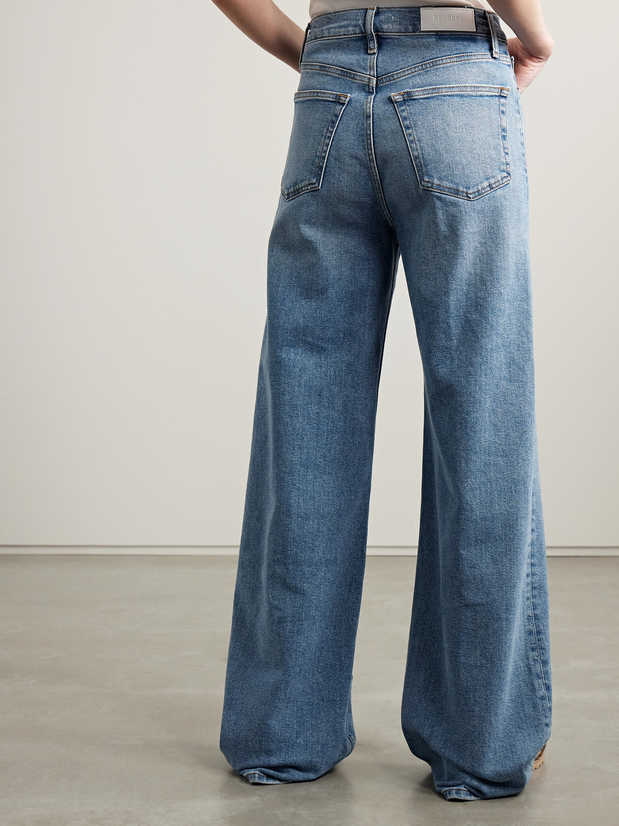 Re/done 70s Ultra High-rise Wide-leg Jeans