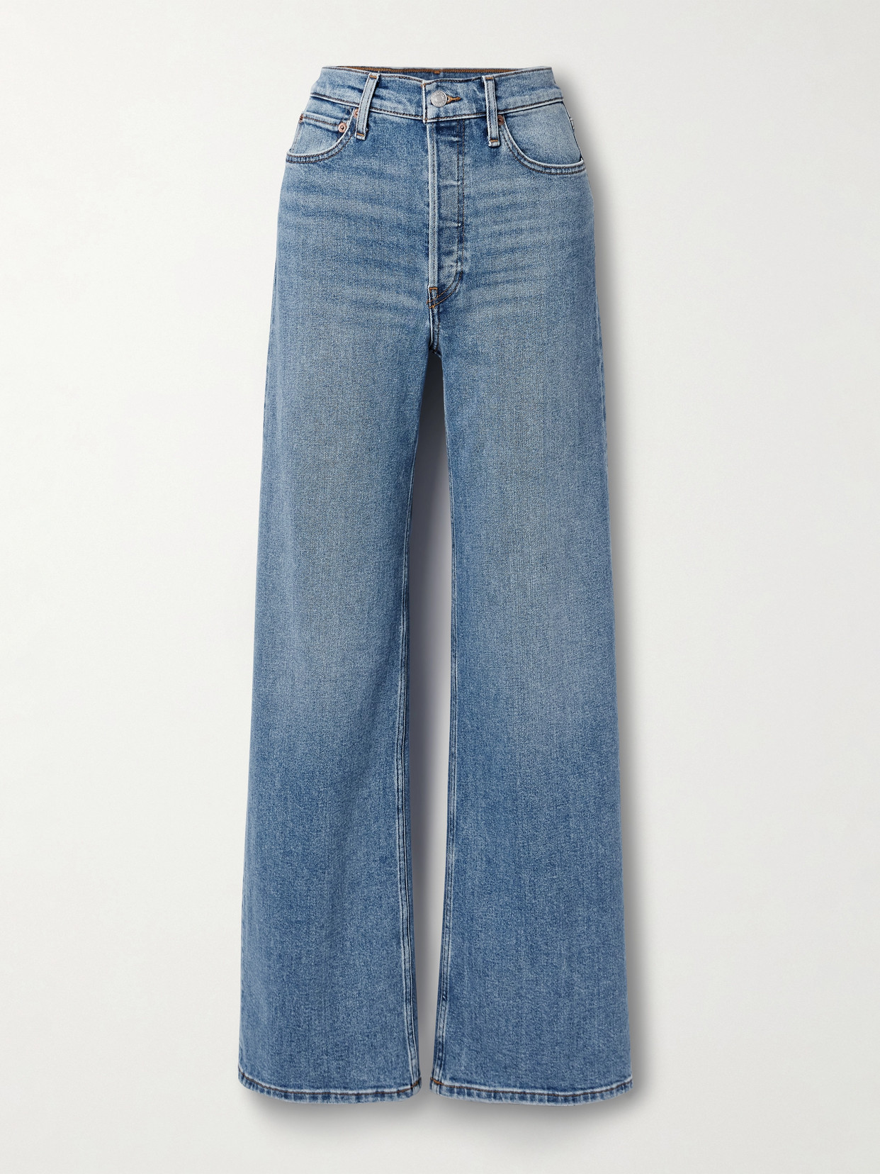 Re/done 70s Ultra High-rise Wide-leg Jeans