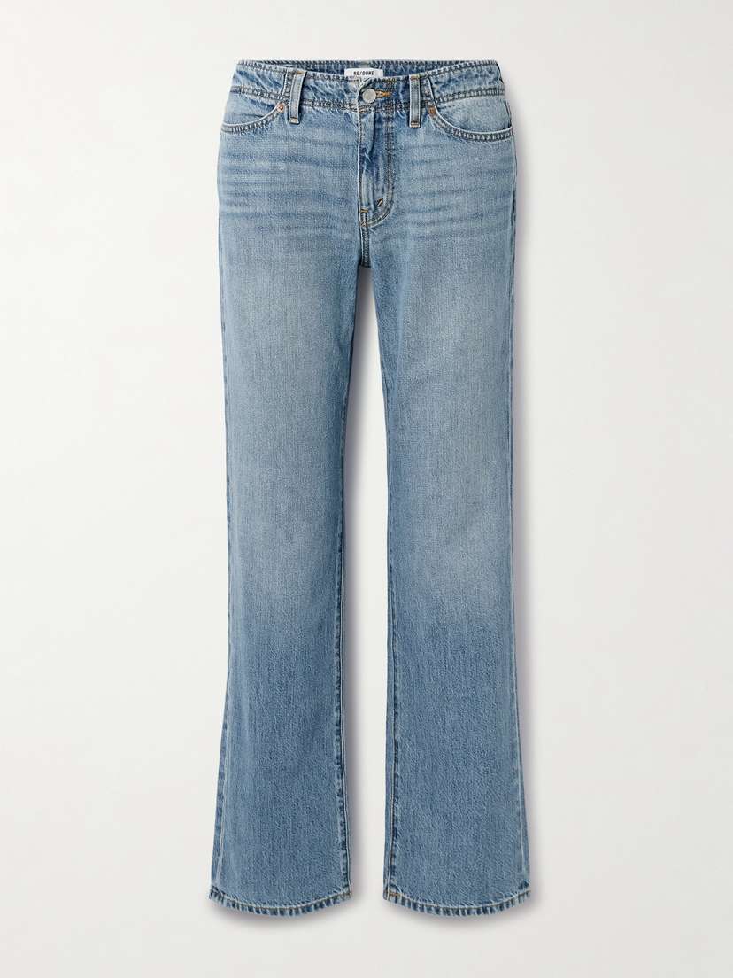 RE/DONE The Sanasa Low-rise Straight-leg Jeans