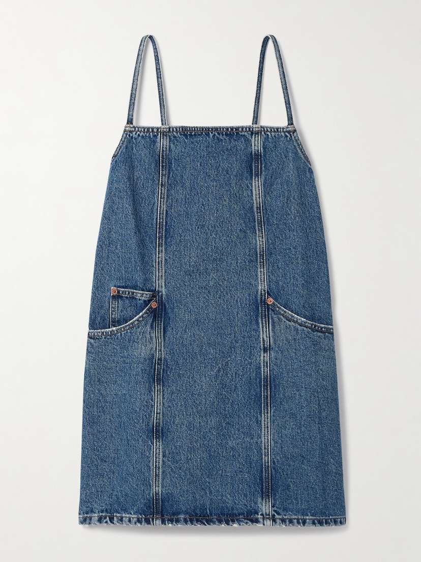 RE/DONE The Margo Organic Denim Mini Dress