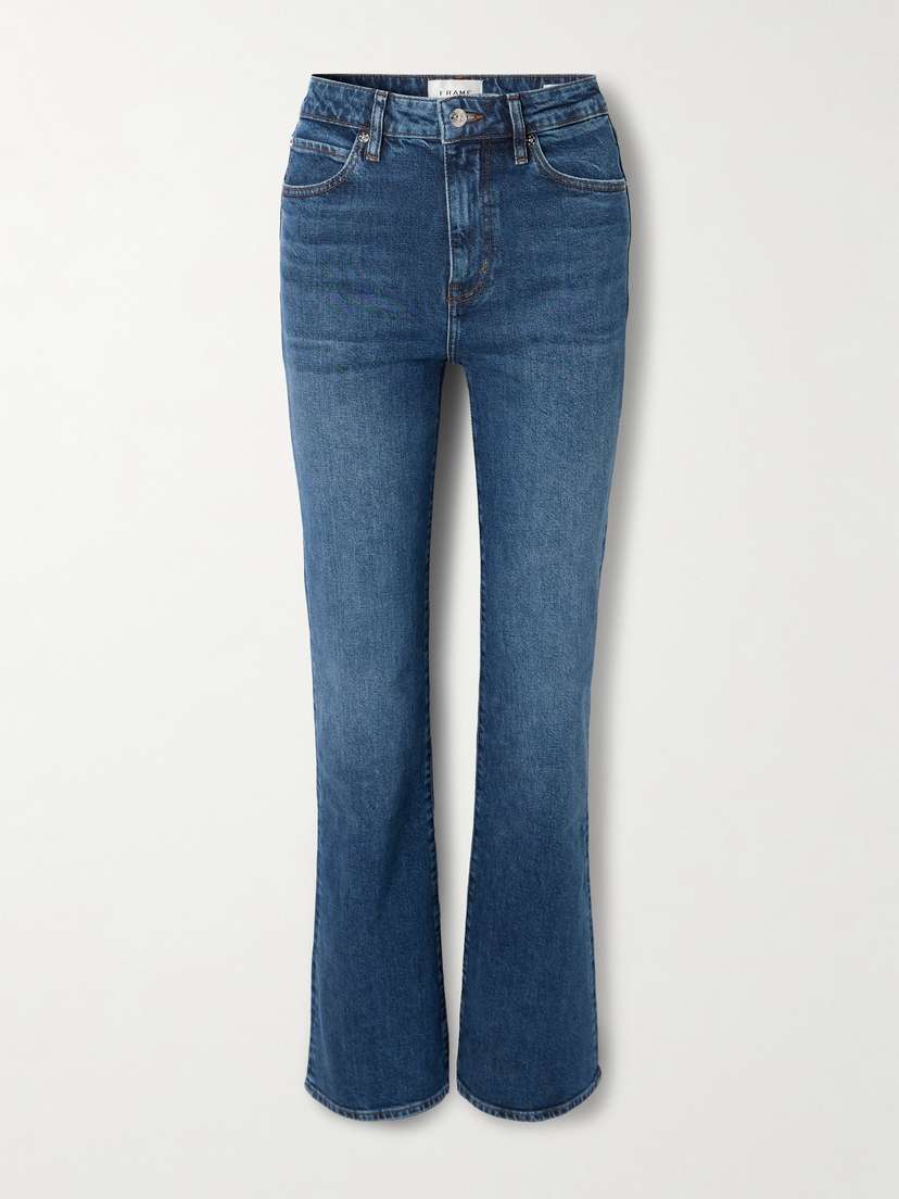 Frame The Arrow High-rise Flared Jeans