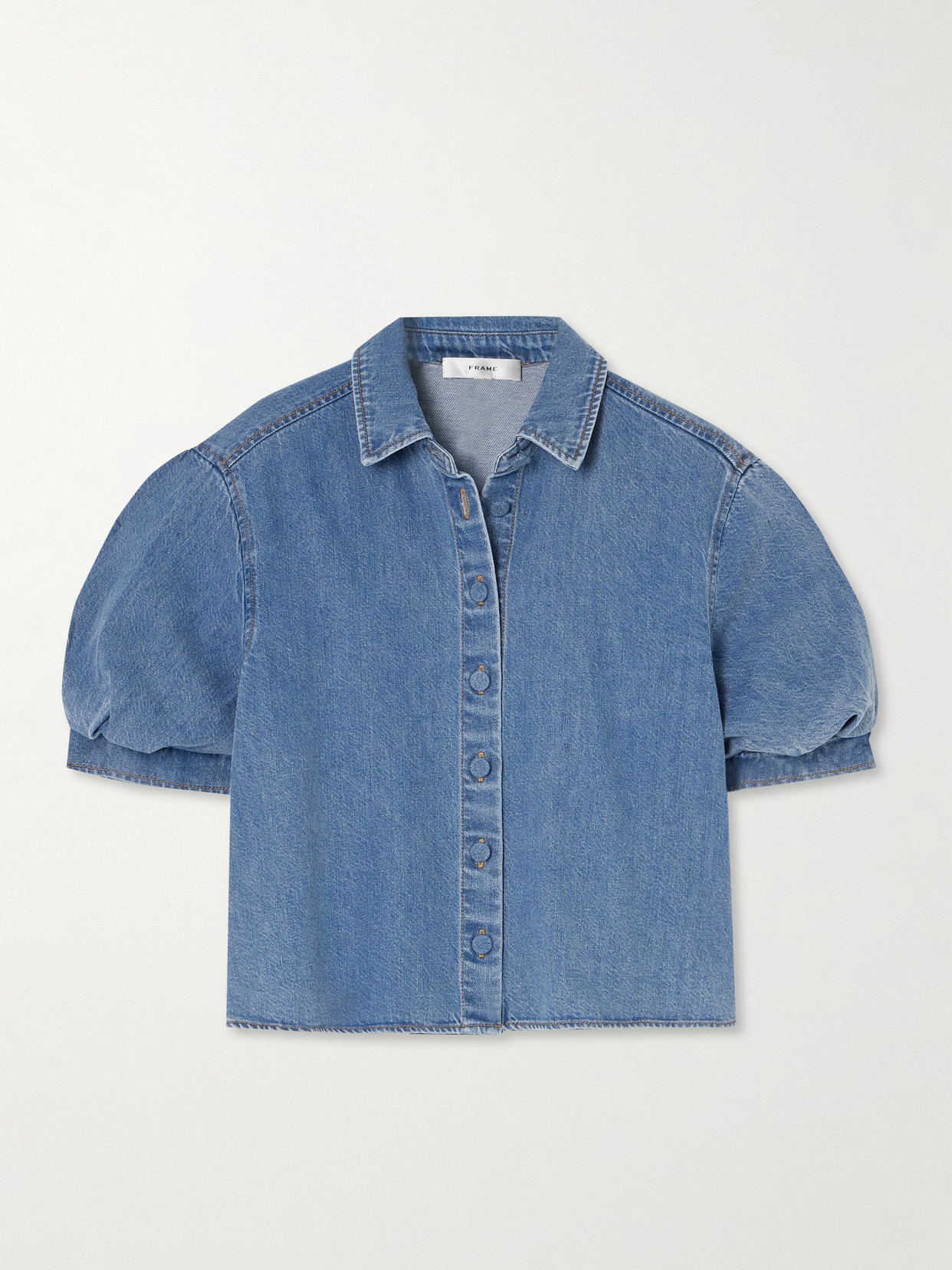 FRAME THE BILLOW DENIM SHIRT