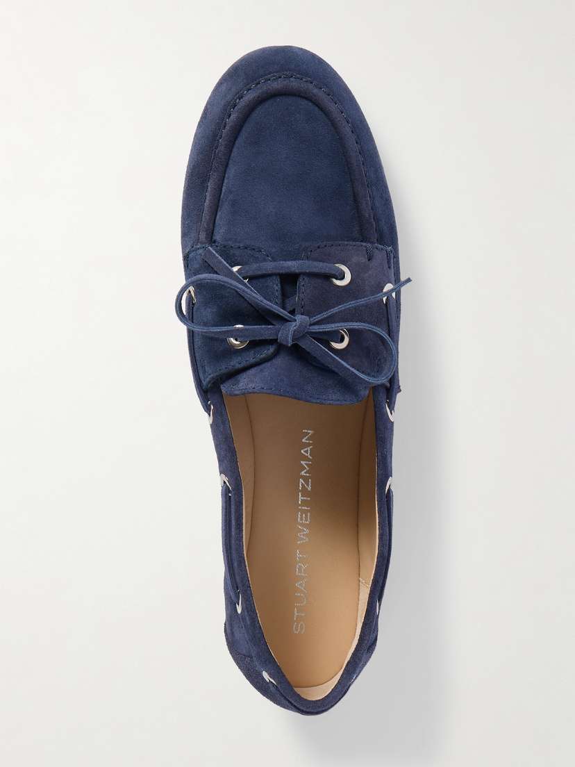 Stuart Weitzman Tinsley Suede Loafers