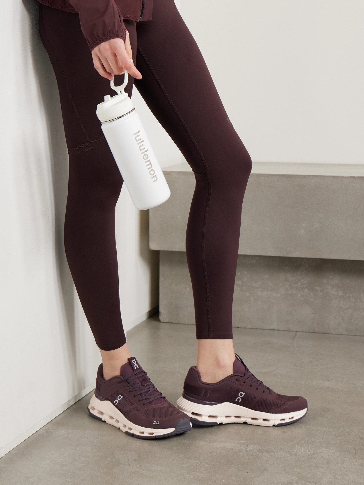 ON CLOUDNOVA FORM 2 FELT AND RUBBER-TRIMMED MESH SNEAKERS