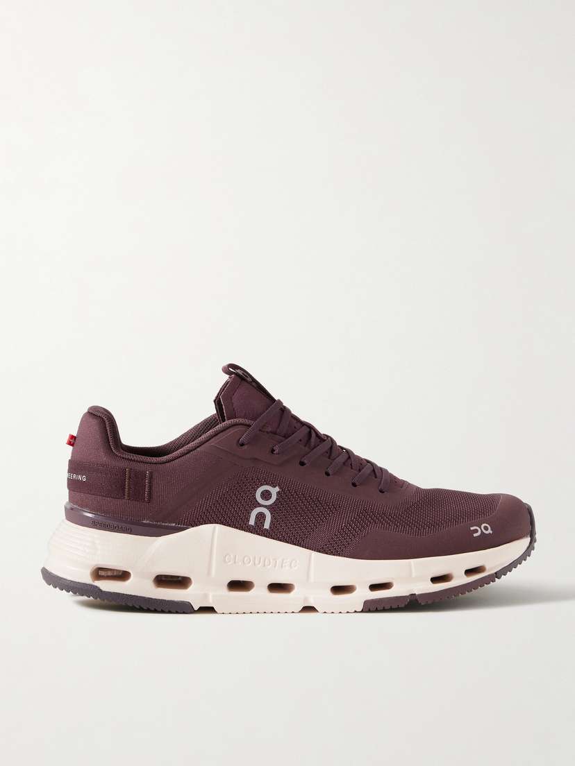 ON Cloudnova Form 2 Felt And Rubber-trimmed Mesh Sneakers