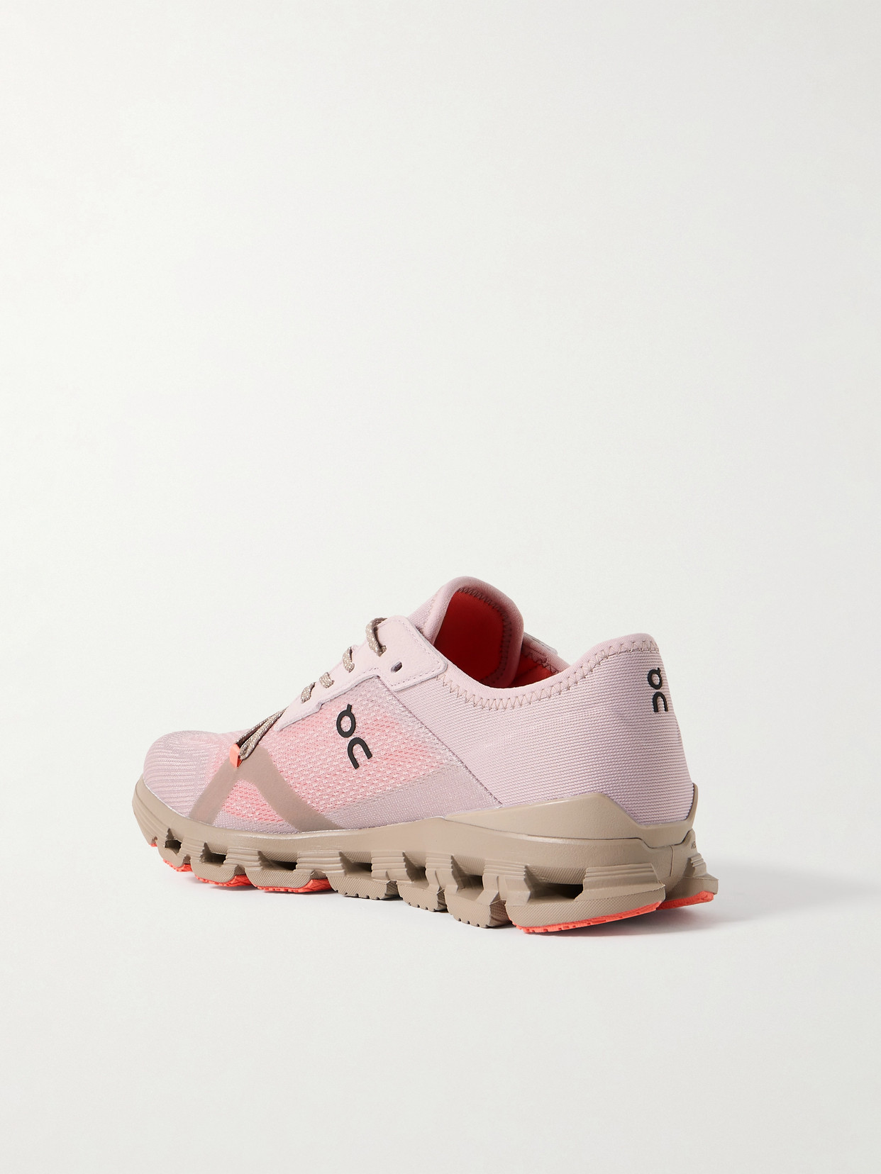 ON CLOUD X 4 AD RUBBER-TRIMMED RECYCLED-MESH SNEAKERS