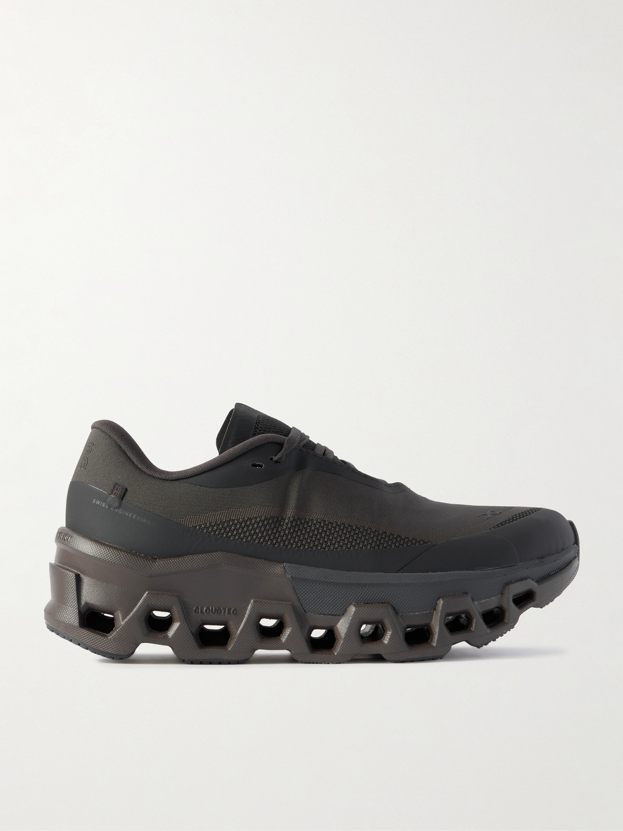 On Cloudmster 2 Rubber-trimmed Mesh Sneakers In Black