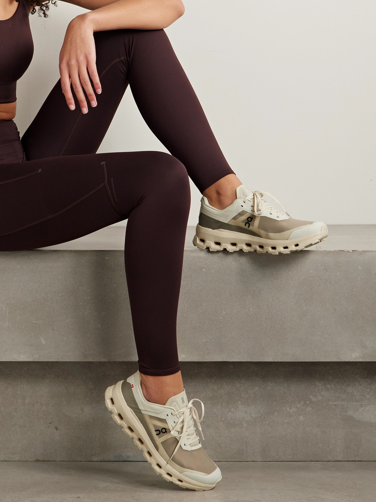 ON CLOUDVISTA 2 CANVAS AND RUBBER-TRIMMED RIPSTOP AND MESH SNEAKERS