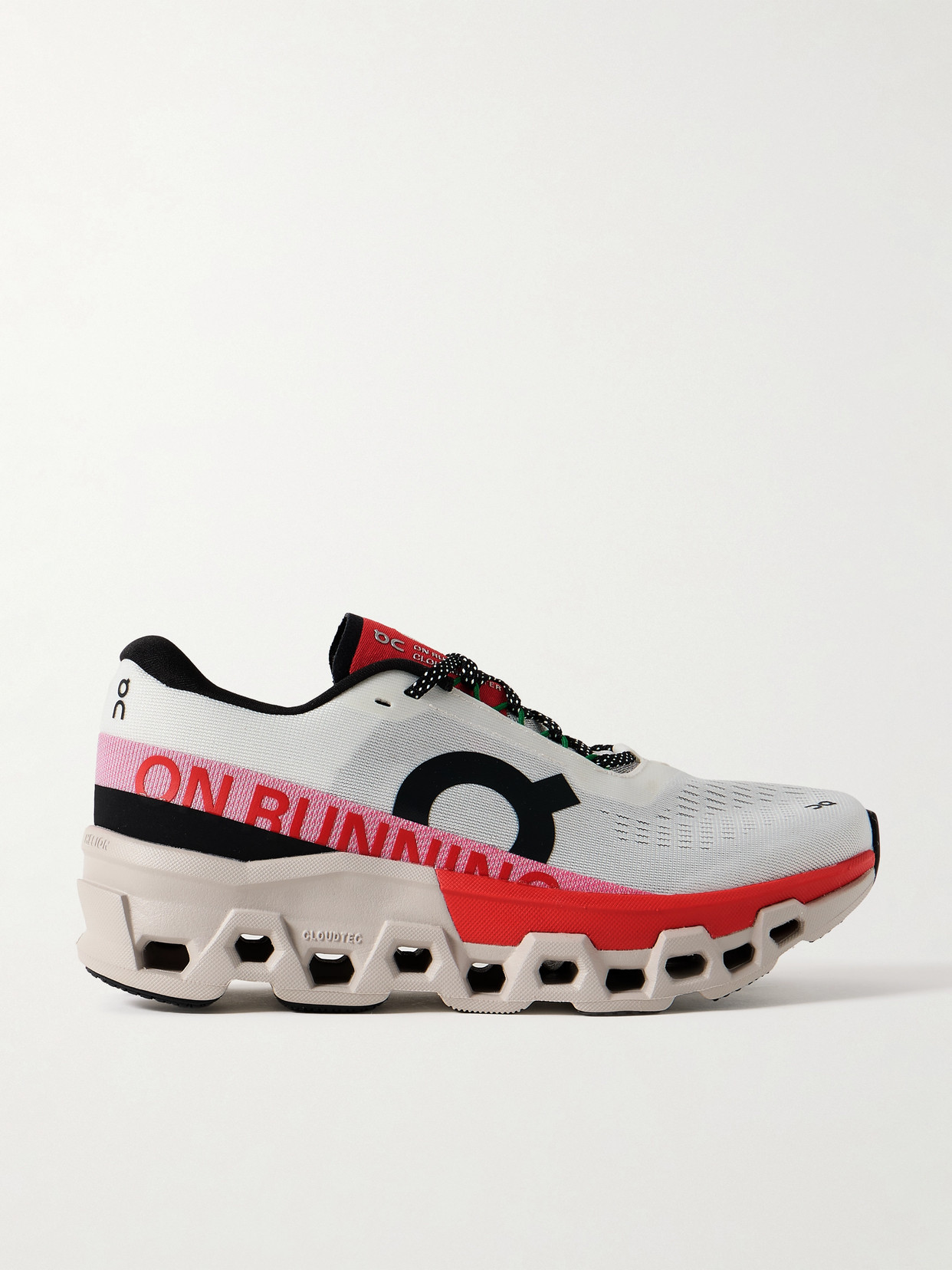 On Cloudmster 2 Rubber-trimmed Mesh Sneakers In White
