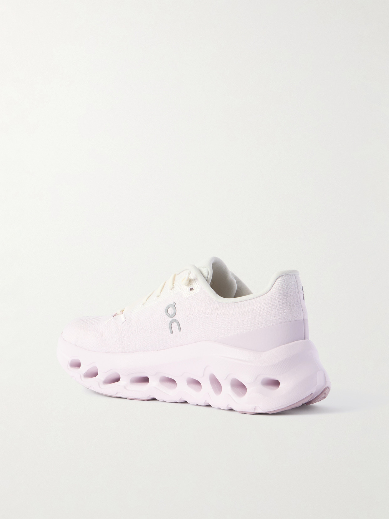 On Cloudtilt Stretch Recycled-knit Sneakers In White
