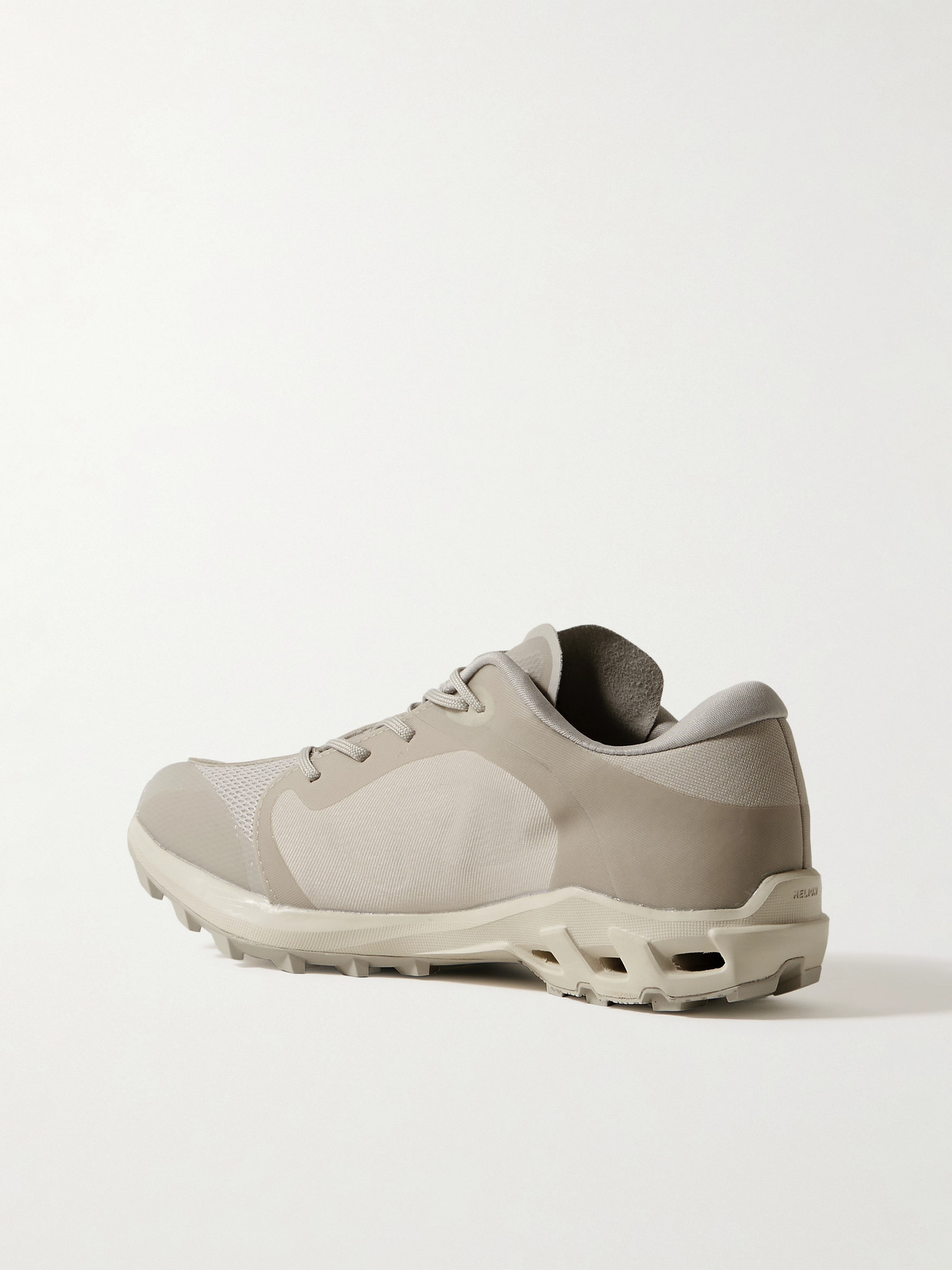 ON + POST ARCHIVE FACTION CLOUDVENTURE PEAK RECYCLED-TWILL AND MESH SNEAKERS