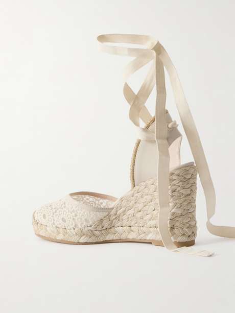 1200~Knit-woven MARGUERITA Wedged Espadrilles main image 1