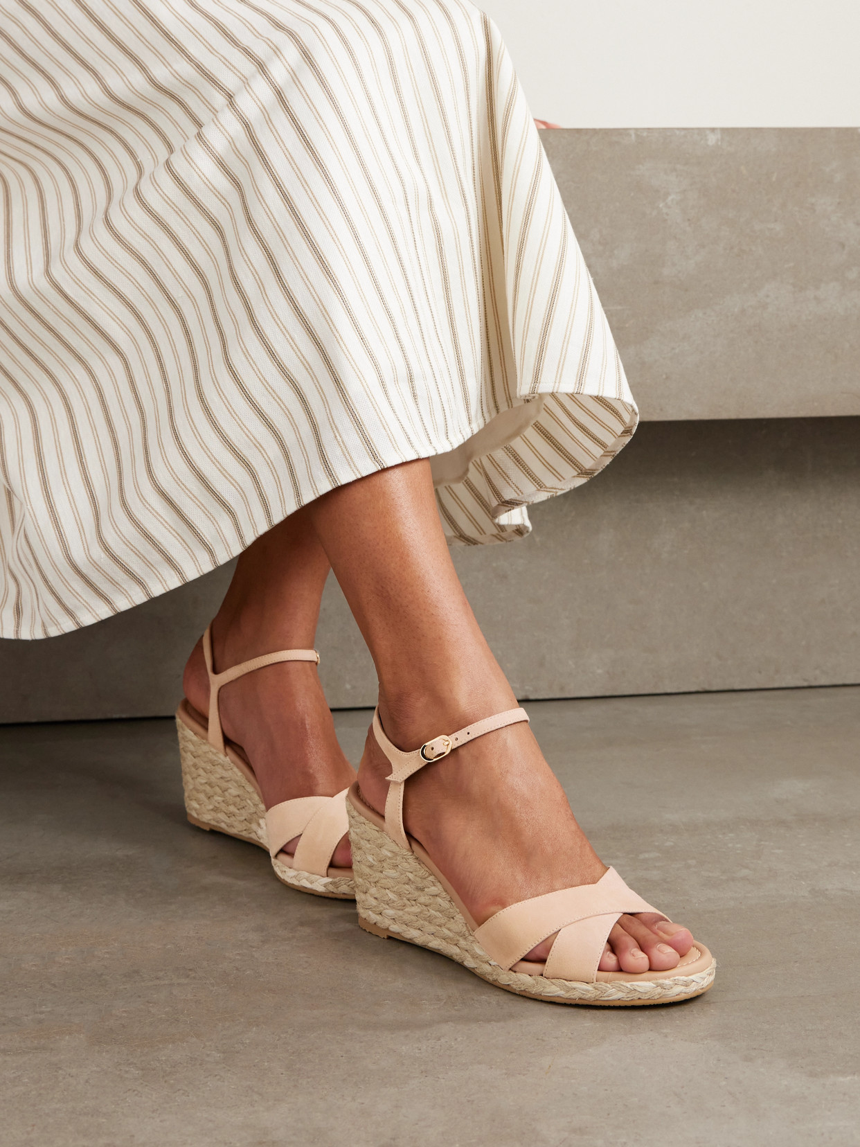 Dayna Suede Espadrille Wedge