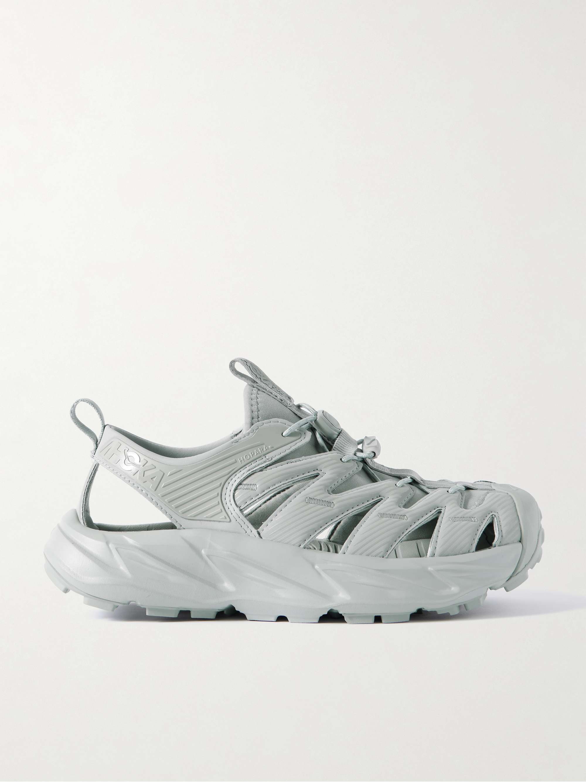 HOKA ONE ONE Hopara rubber-trimmed neoprene sandals | NET-A