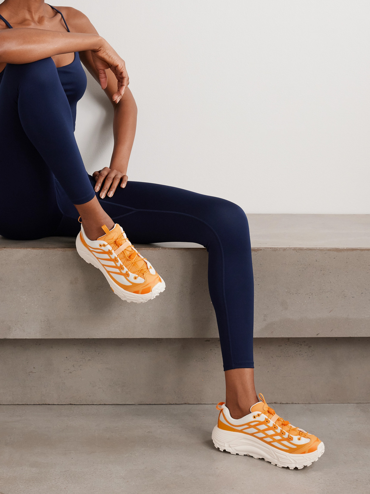Hoka - Mafate Three2 Rubber-Trimmed Sneakers