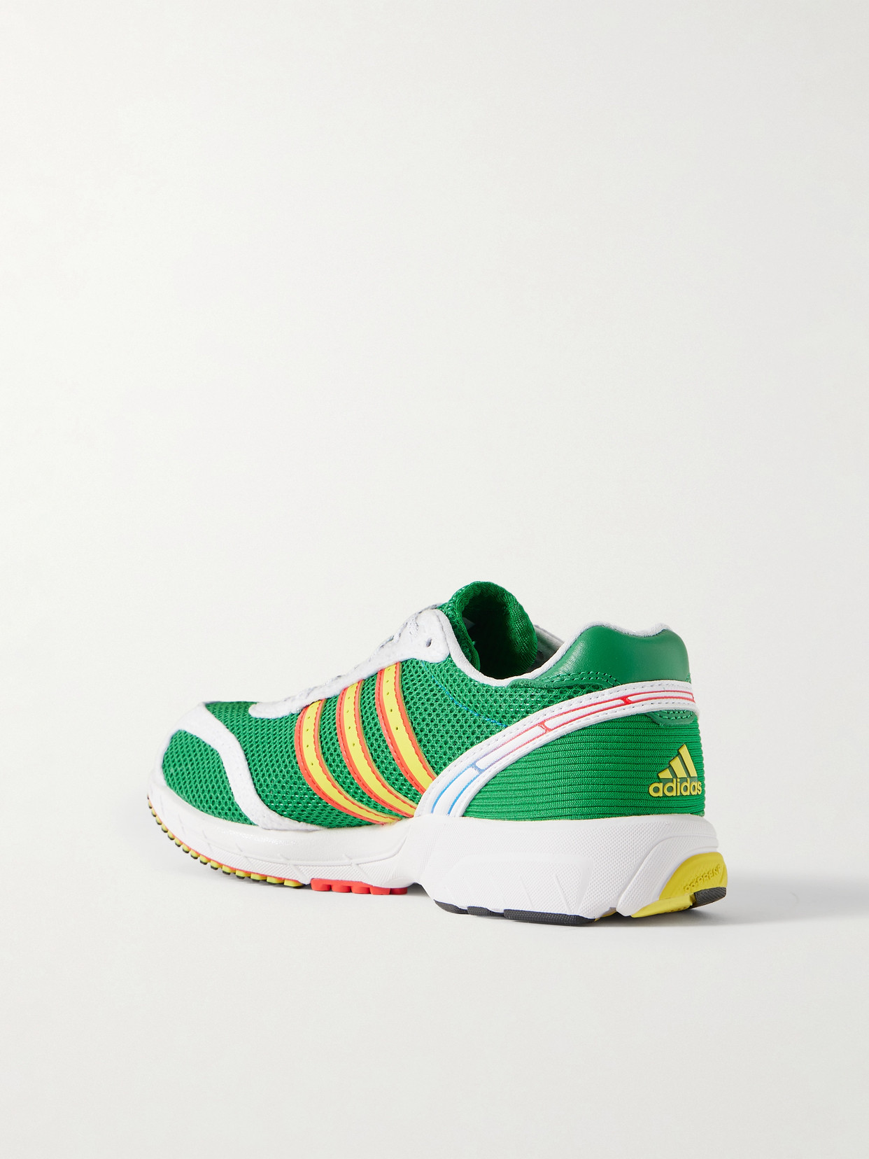 Adidas Originals Womens Green Adizero Fabric Low-top Trainers In Green