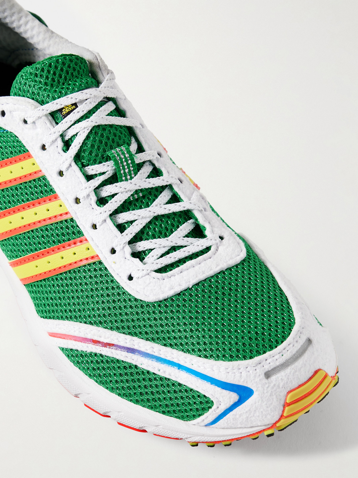 Adidas Originals Womens Green Adizero Fabric Low-top Trainers In Green