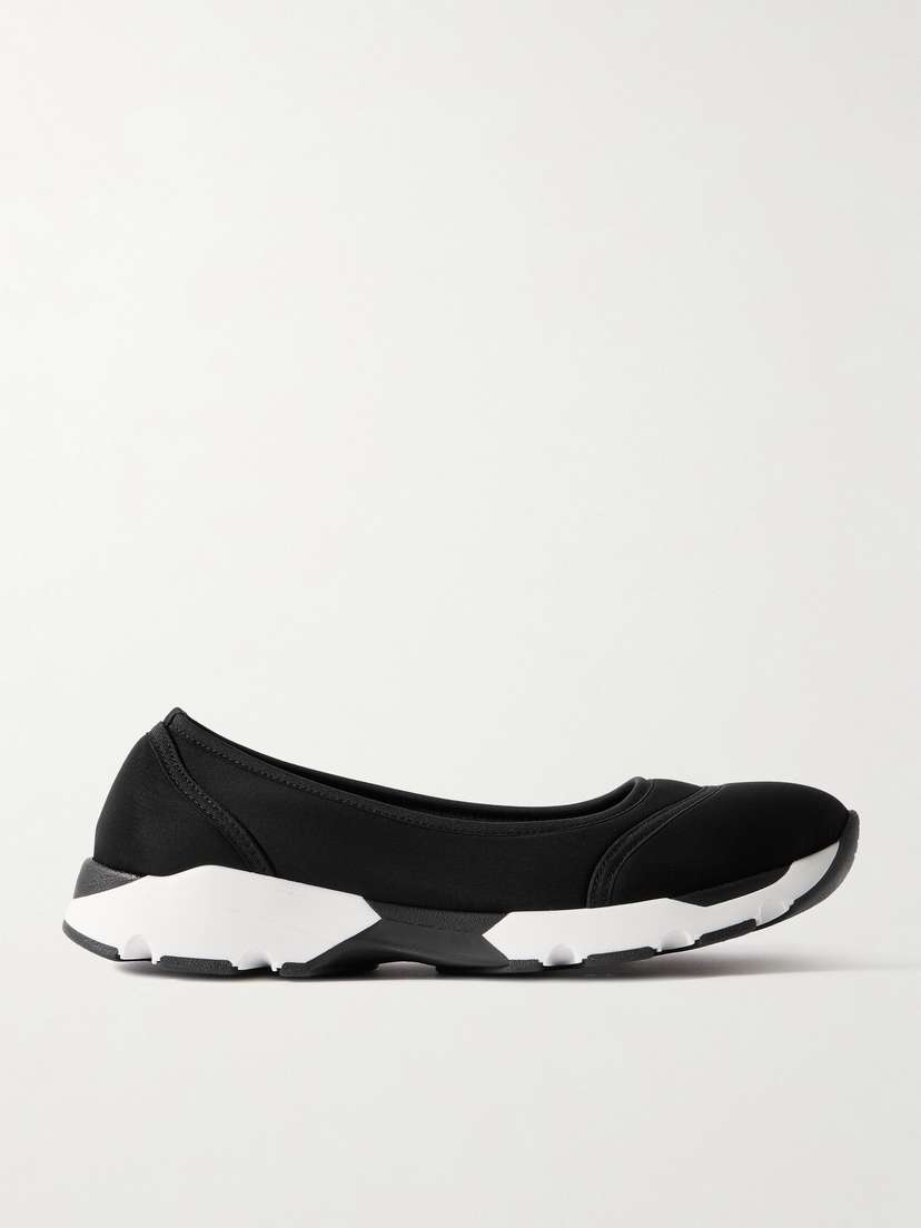 Staud Gino Paneled Neoprene Ballet Flats