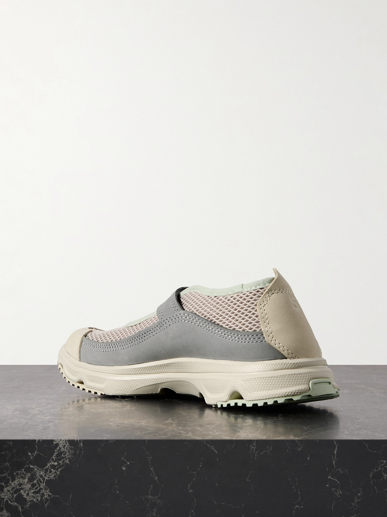 Salomon Rx Marie Jeanne Collapsible-heel Mesh And Nubuck Sneakers