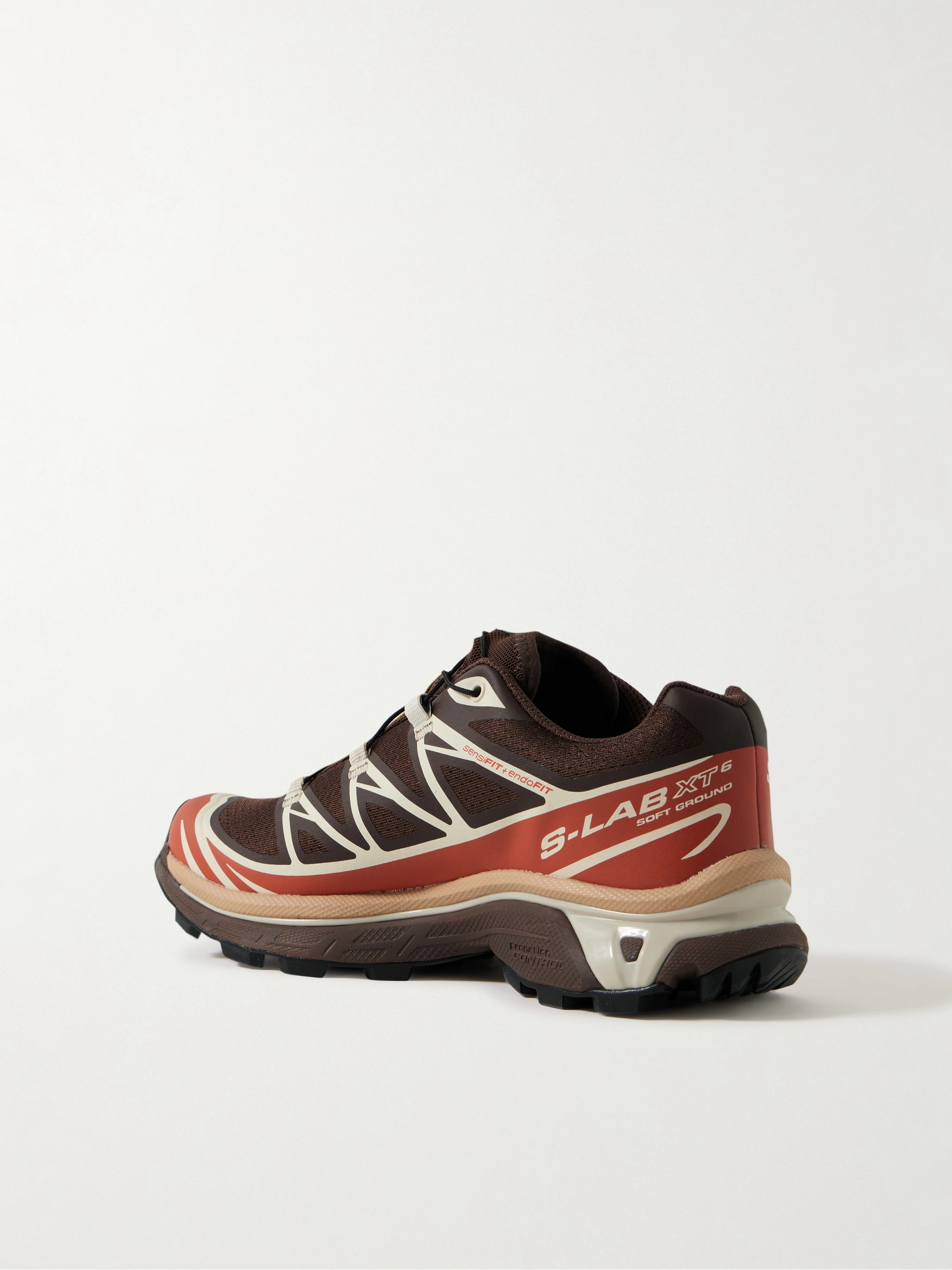 Salomon XT-6 rubber-trimmed mesh sneakers thumbnail