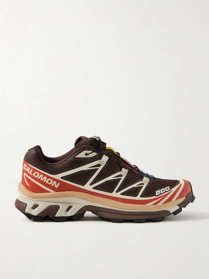 Salomon Xt-6 Rubber-trimmed Mesh Sneakers