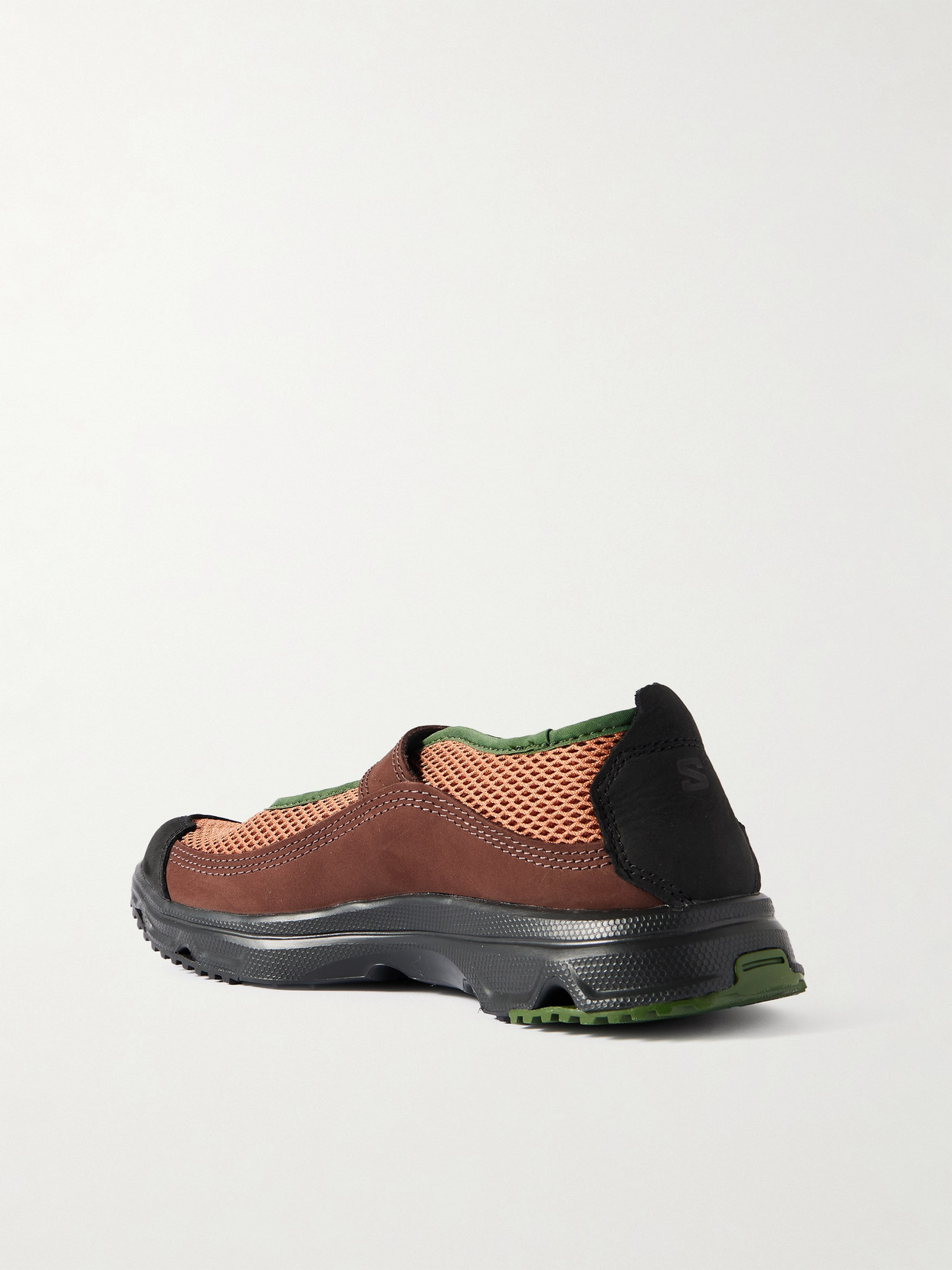 Salomon Rx Marie Jeanne Collapsible-heel Mesh And Nubuck Sneakers