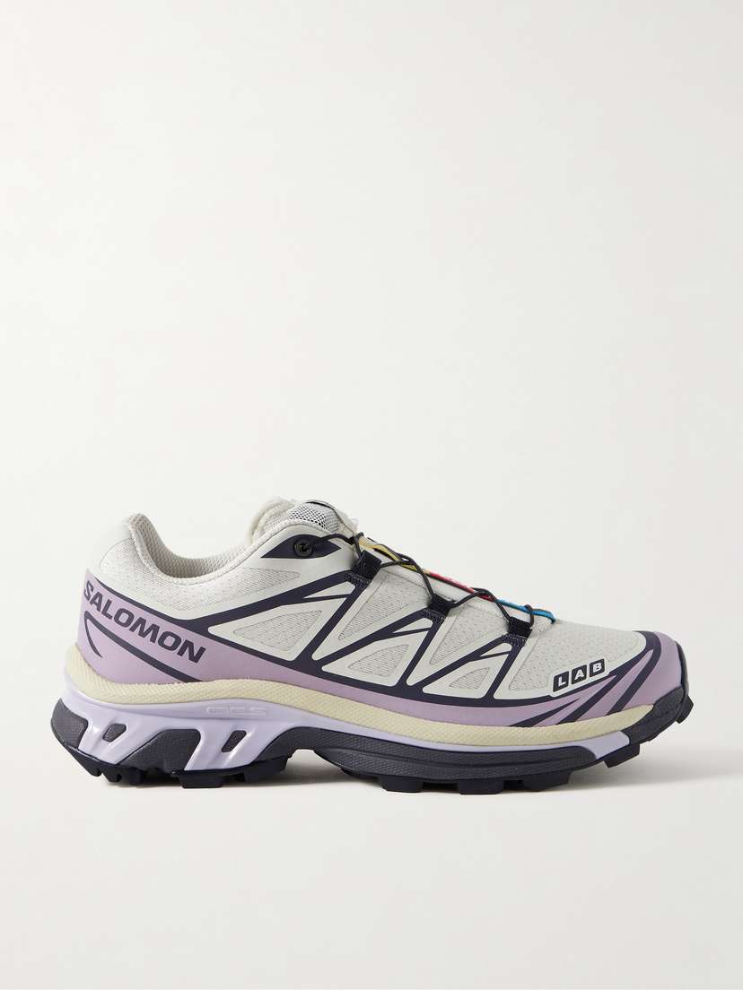 Salomon Xt-6 Rubber-trimmed Mesh Sneakers
