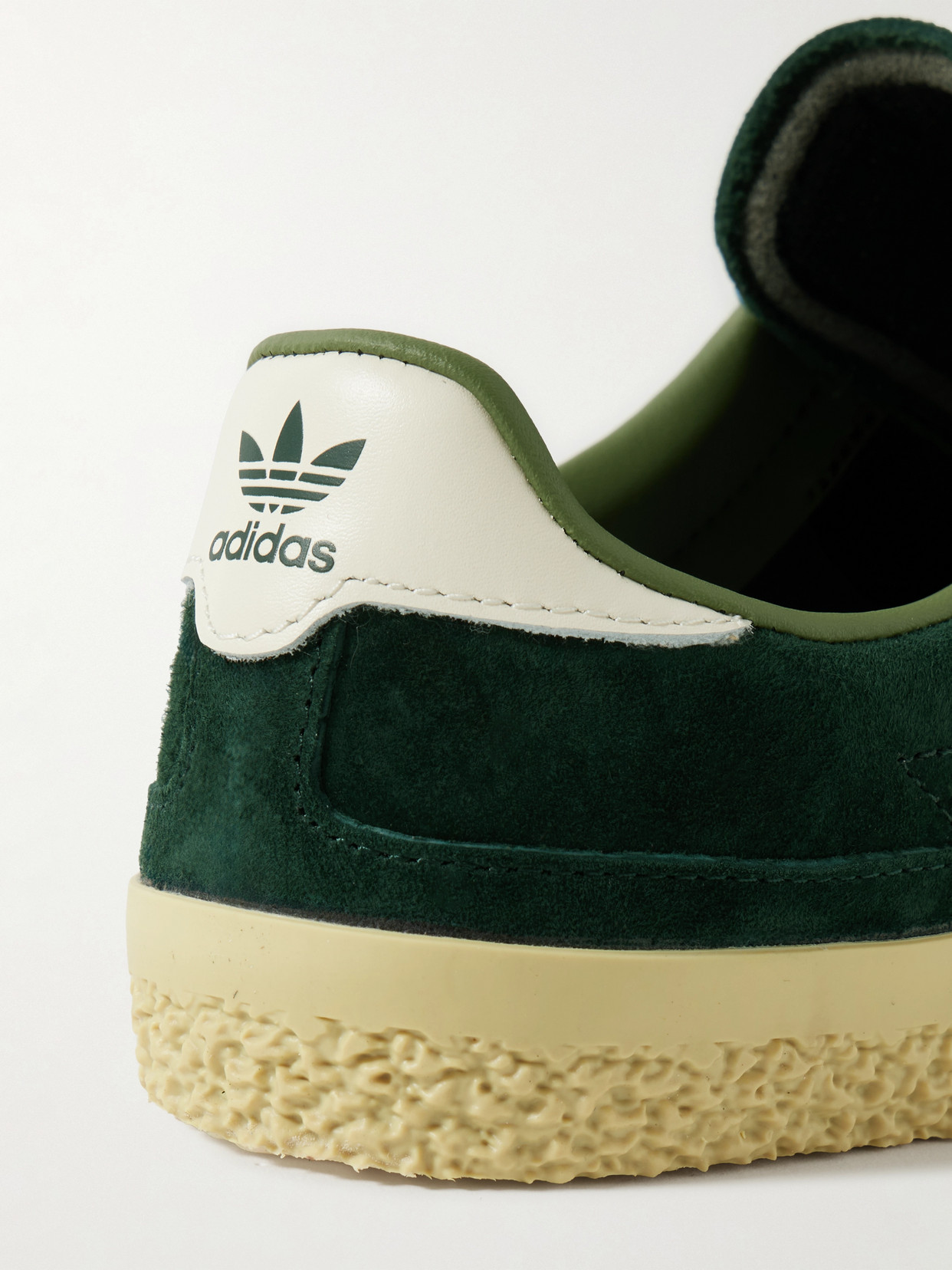 ADIDAS ORIGINALS ROELLE SPEZIAL LEATHER-TRIMMED SUEDE SNEAKERS