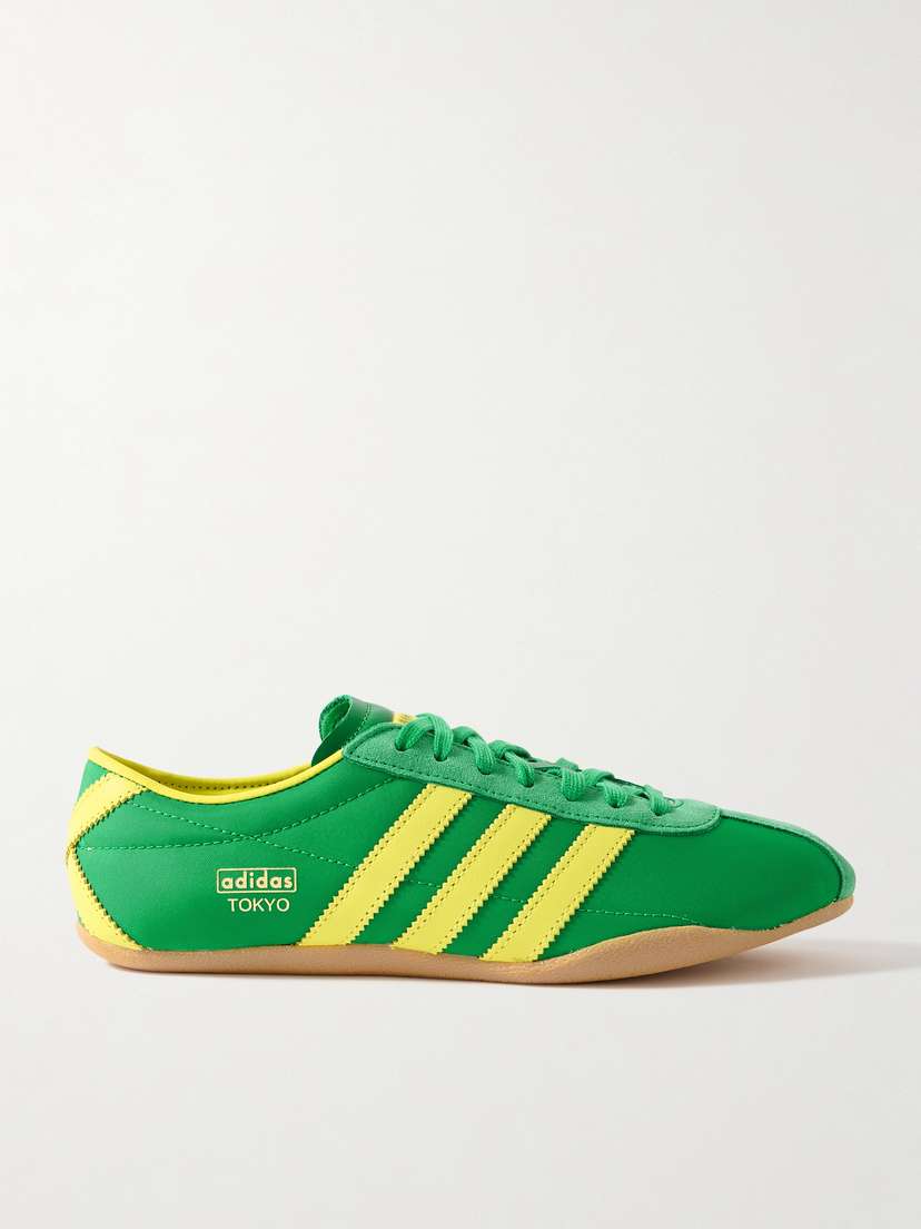 adidas Originals Tokyo Leather And Suede-trimmed Mesh Sneakers