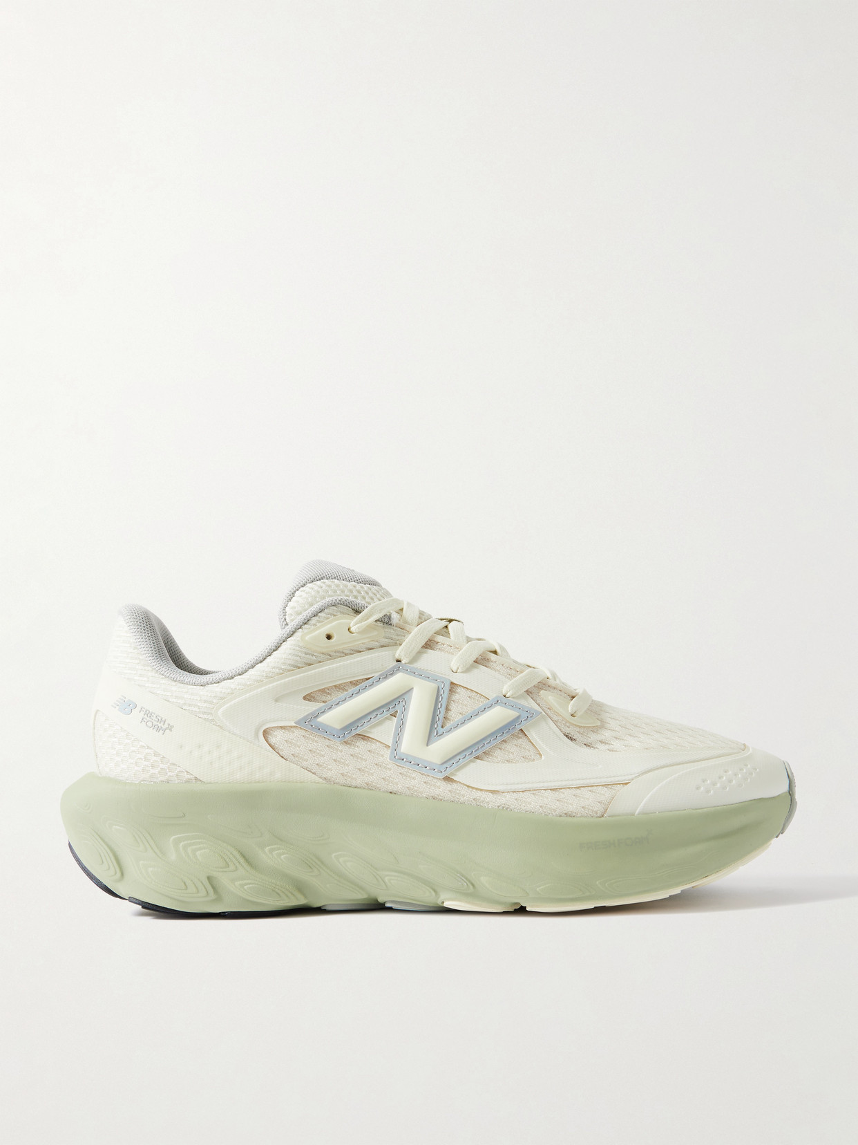 New Balance - 1080 Rubber-trimmed Mesh Sneakers - Beige