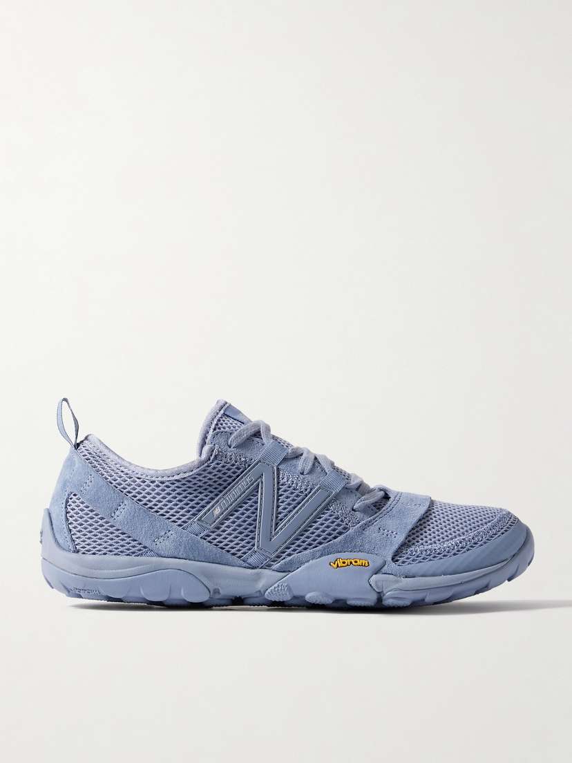 New Balance Minimus Suede-trimmed Mesh Sneakers