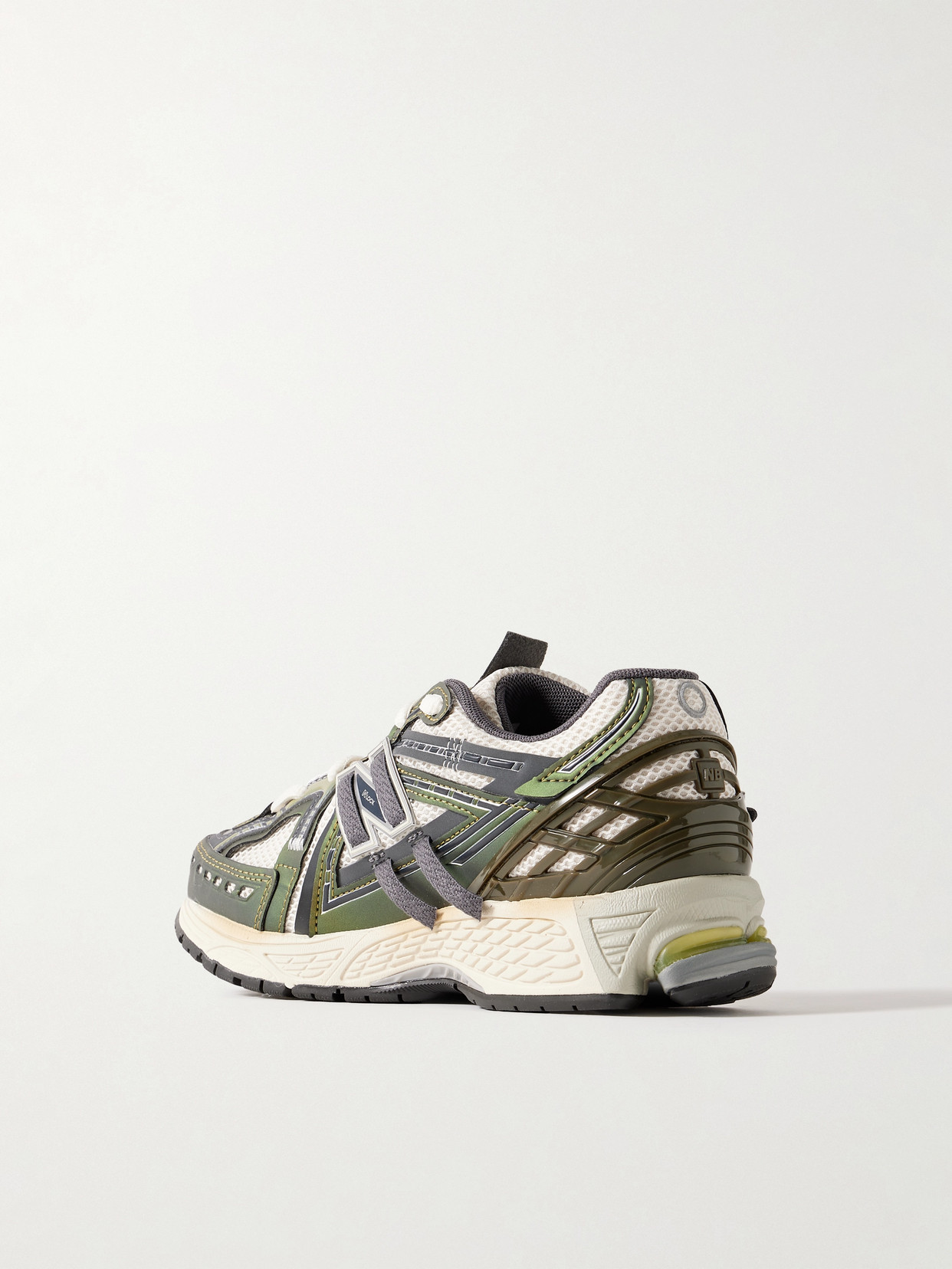 New Balance 1906a Rubber-trimmed Mesh Sneakers In Green