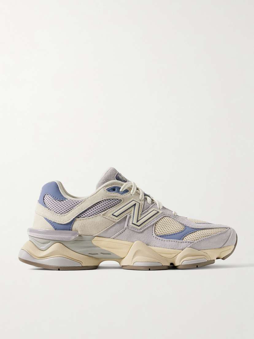 New Balance 9060 Rubber And Leather-trimmed Suede And Mesh Sneakers