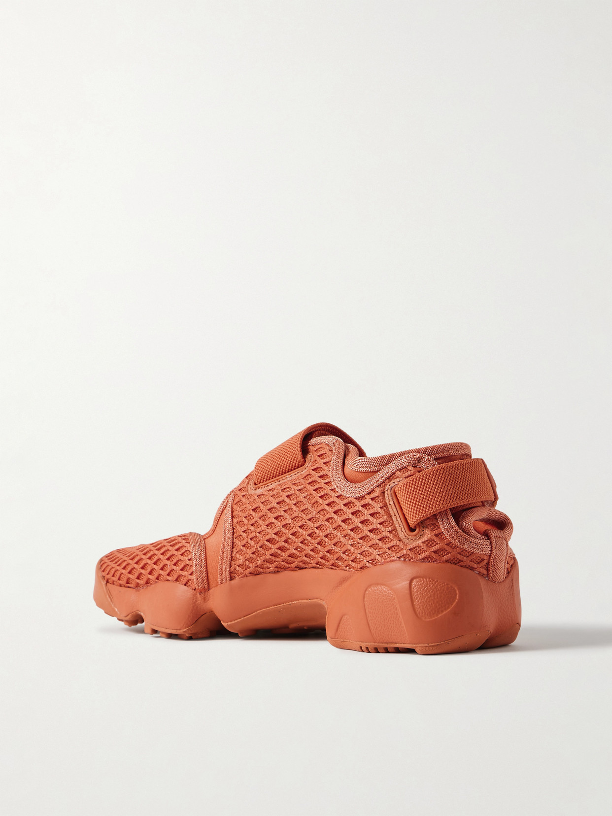 Nike Air Rift Mesh Split-toe Sneakers In Orange