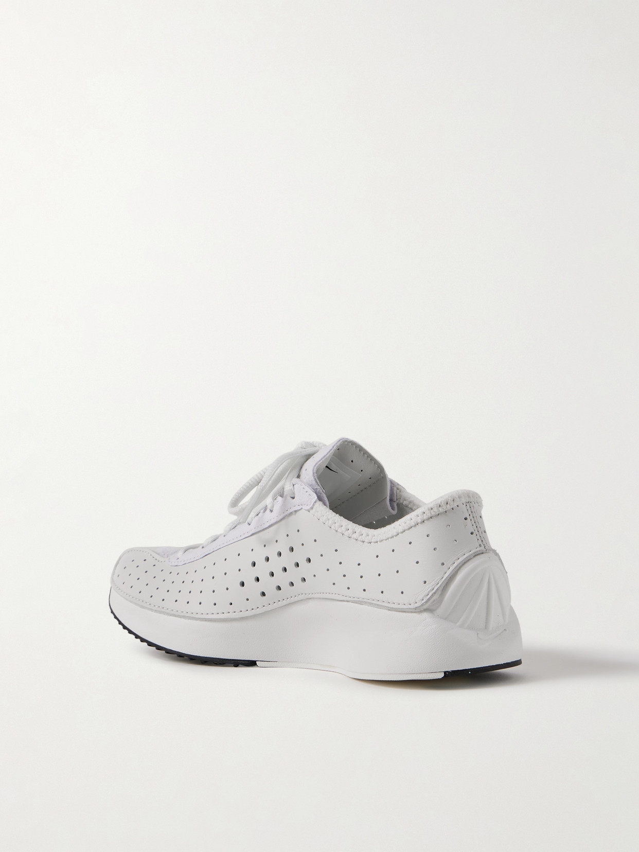 Nike Air Superfly Suede And Perforated Leather Sneakers