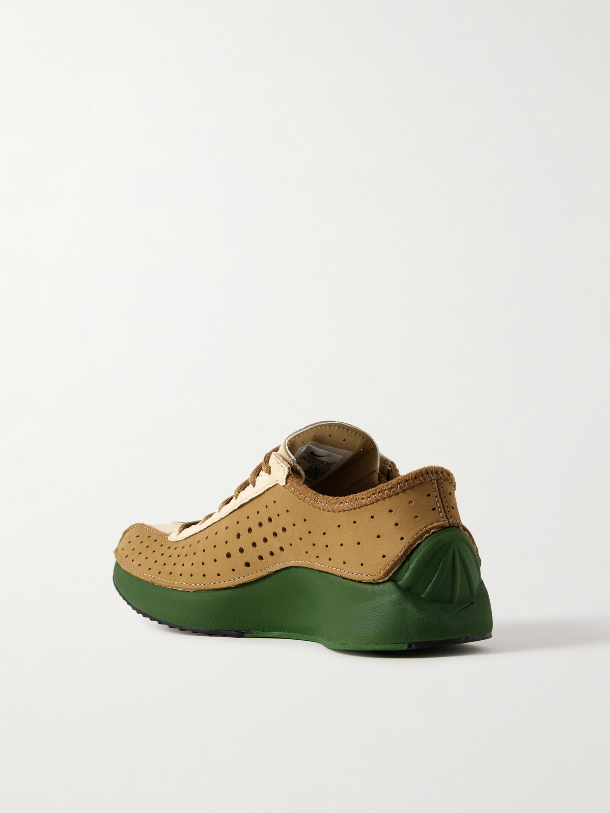Nike Air Superfly Perforated Nubuck And Suede Sneakers