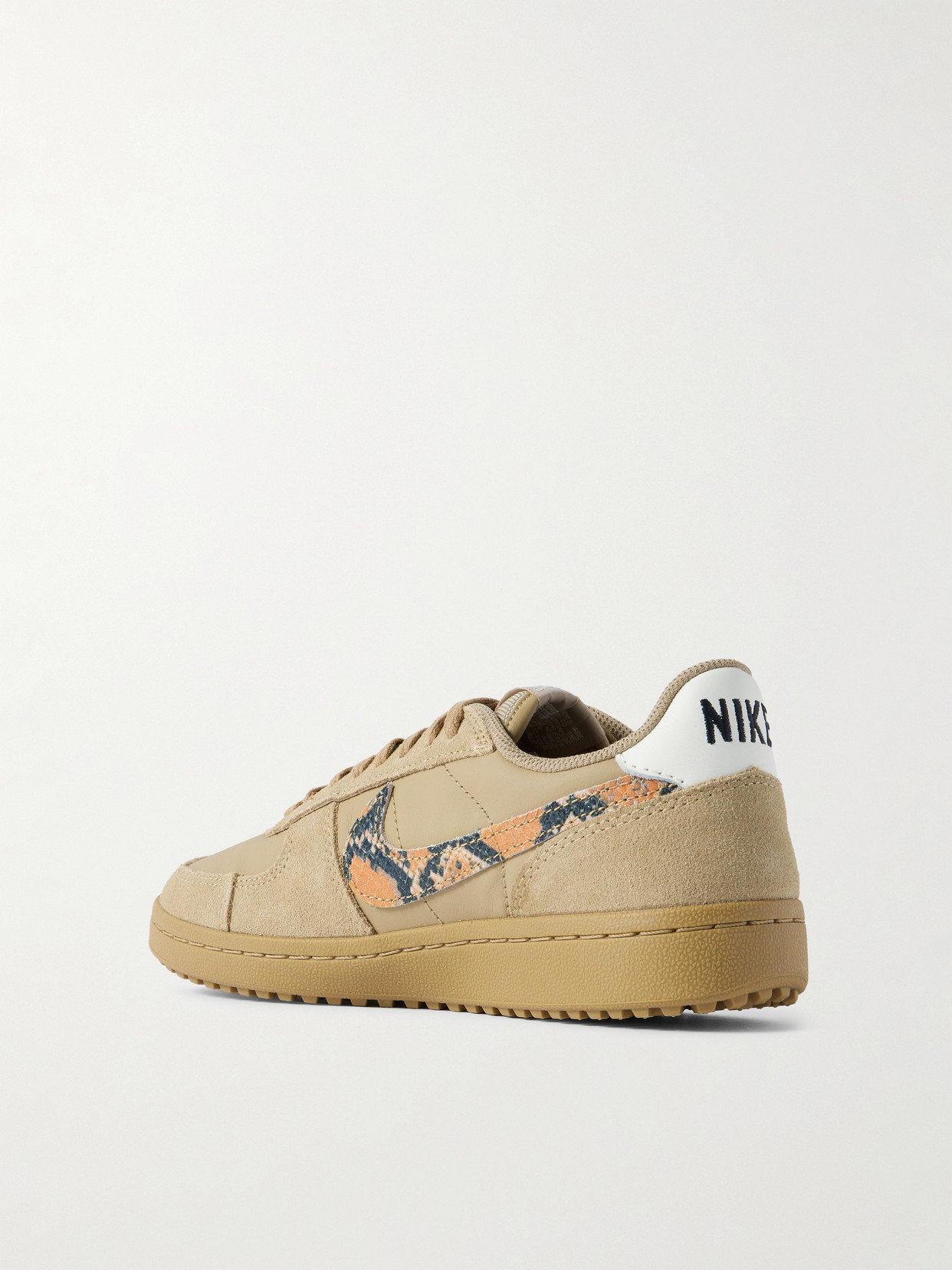 Field General Snake-Effect Leather And Sneakers