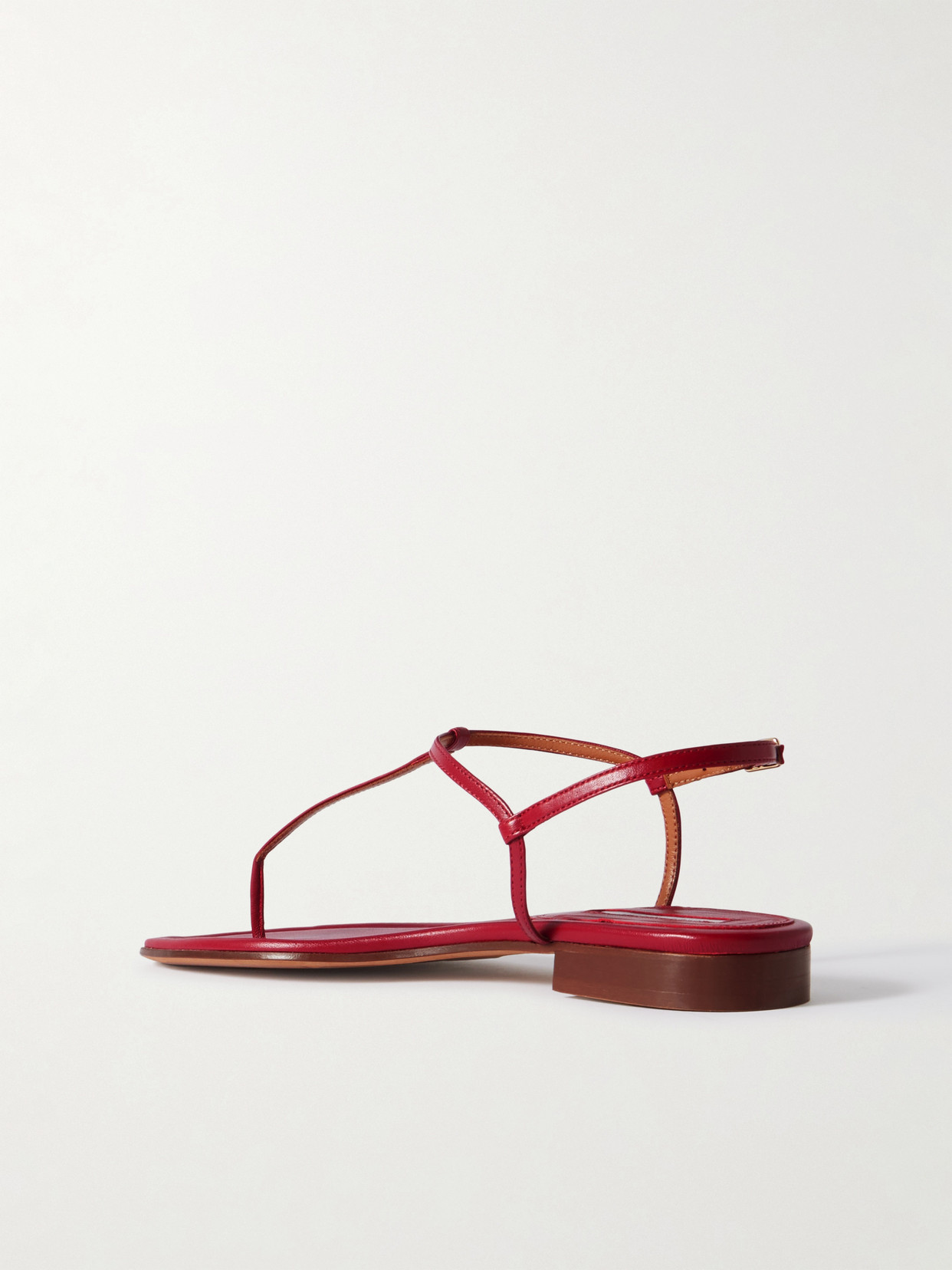 Emme Parsons Cecilia Leather Sandals In Red