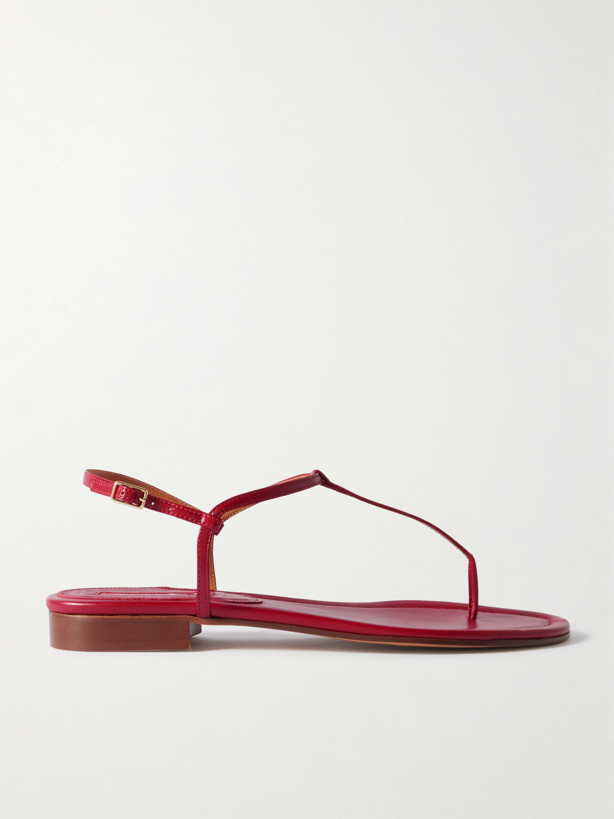 Emme Parsons Cecilia Leather Sandals In Red